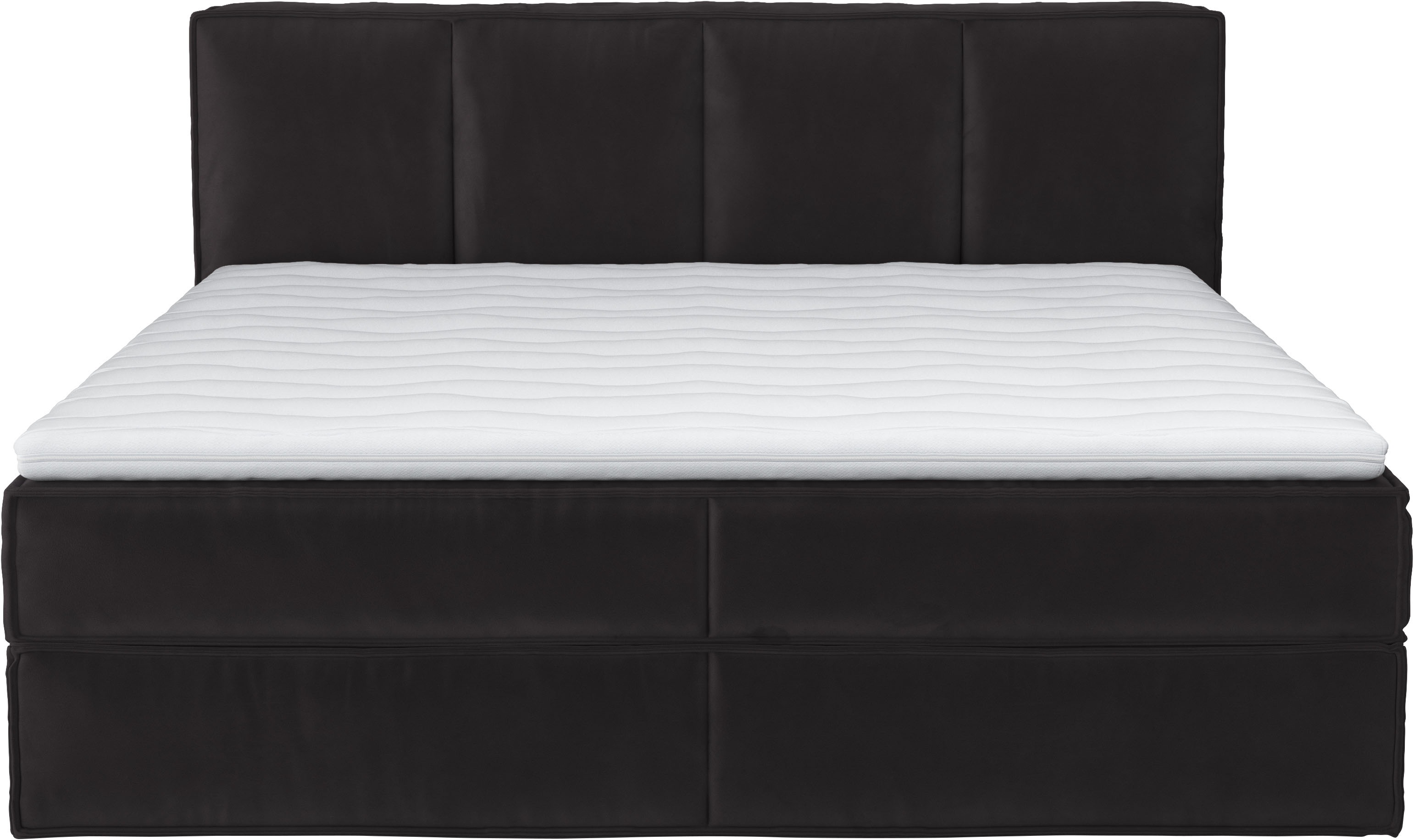 Thumbnail - Home affaire Boxspringbett "Milano", Boxbett inkl. Topper, 2 Matratzen, Härtegrade H2, H3 und H4 wählbar