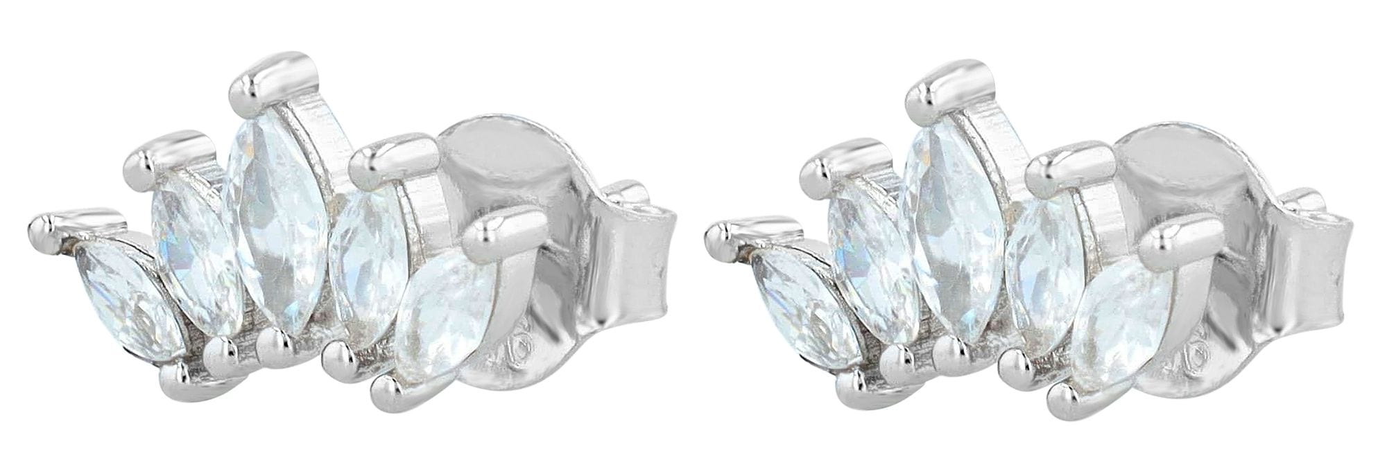 Adelia´s Paar Ohrhänger "Damen Ohrringe – Ohrstecker aus 925 Silber mit Zir günstig online kaufen