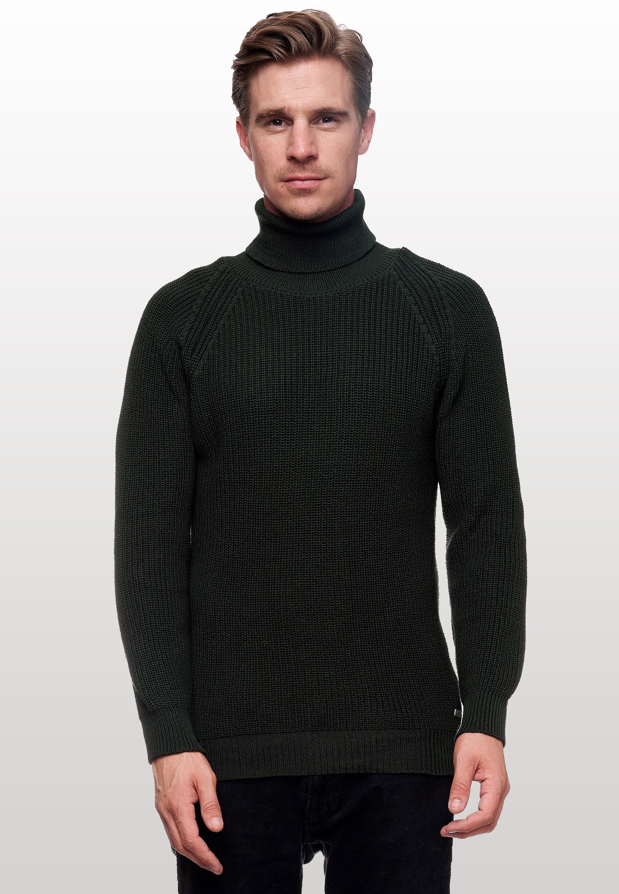 Rusty Neal Rollkragenpullover, mit kuscheligem Rollkragen