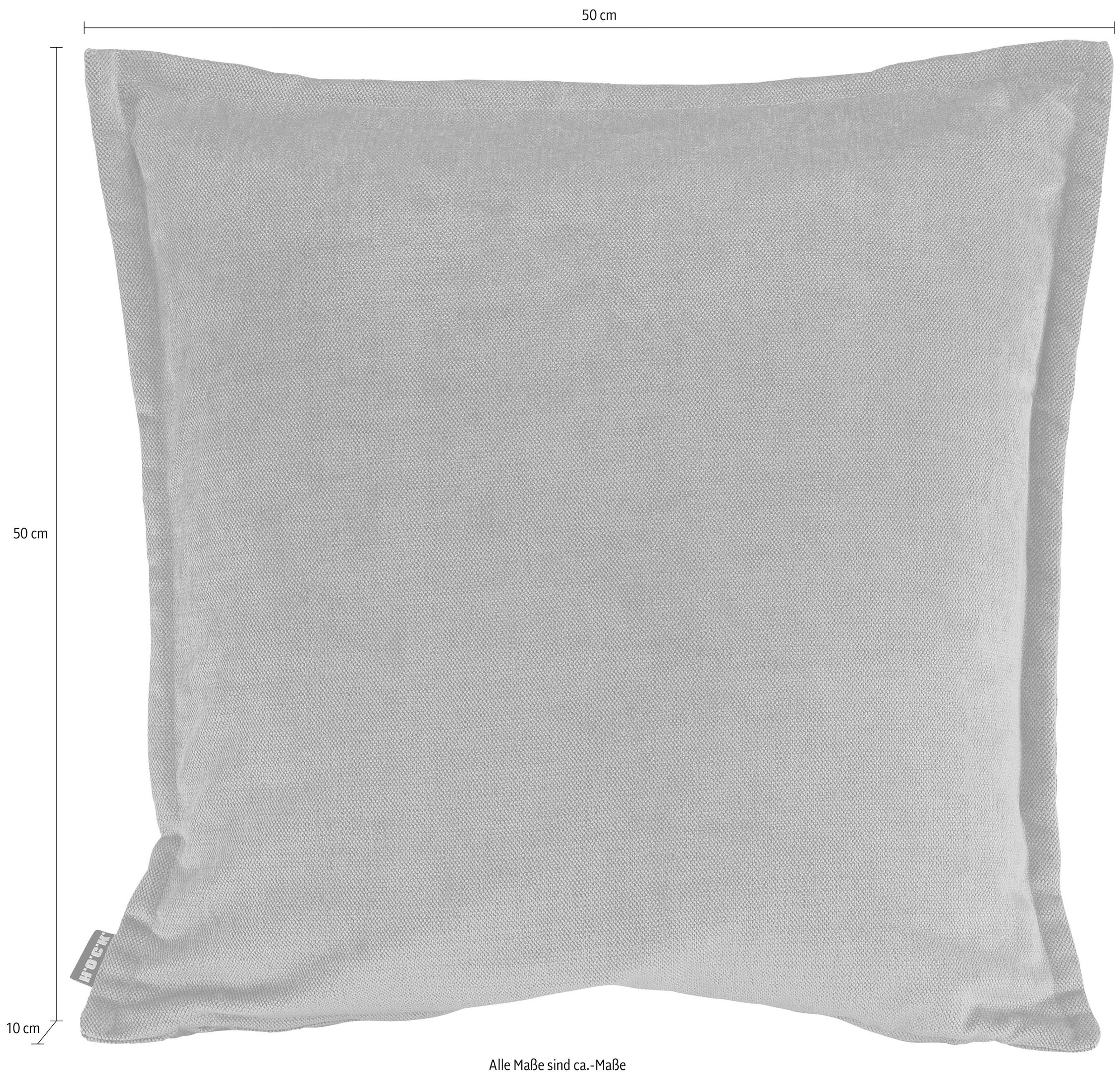 H.O.C.K. Dekokissen »Bizantina« Kissenhülle mit Füllung, 1 Stück, mit umlaufender Biese