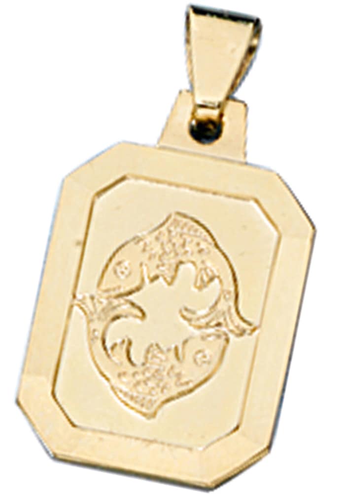 JOBO Sternzeichenanhänger »Sternzeichen Fische«, 333 Gold