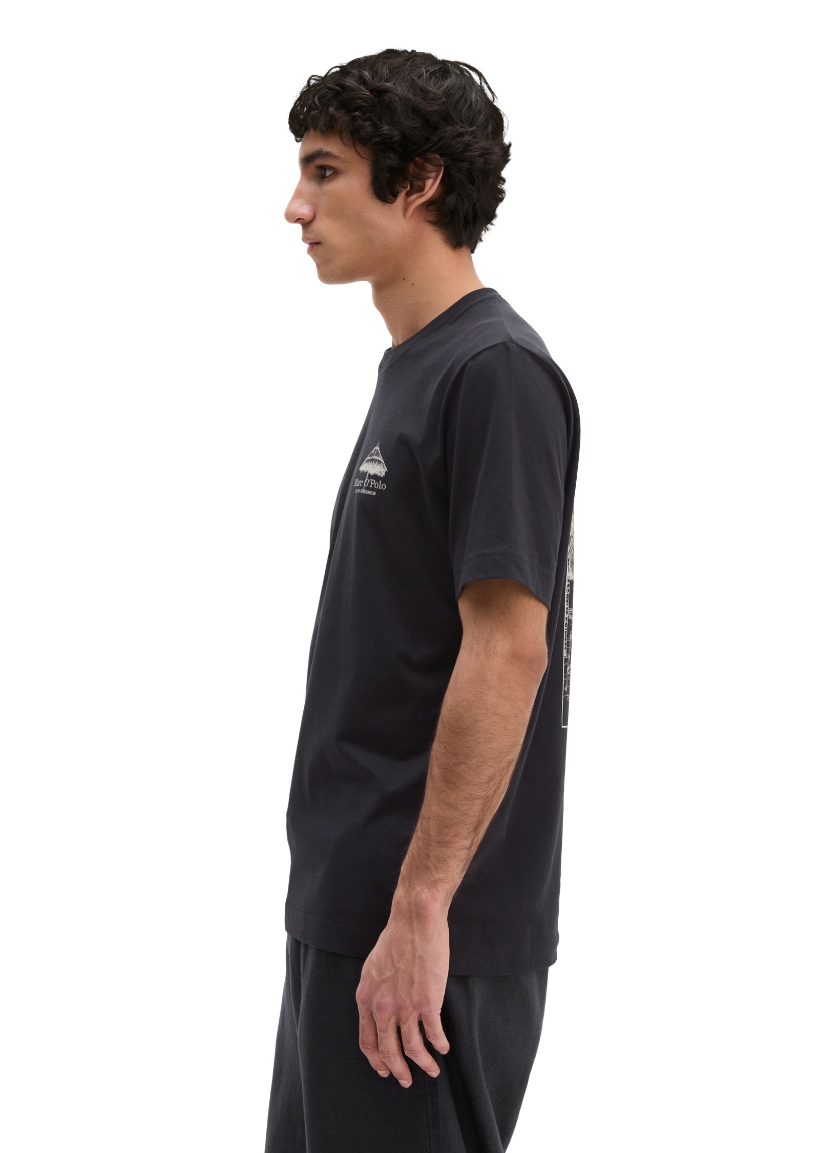 Marc OPolo T-Shirt "mit sommerlichem Rückenprint" günstig online kaufen