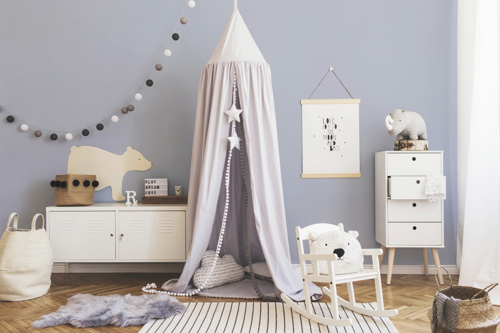A.S. Création Vliestapete »Little Love«, einfarbig-unifarben-uni, Kindertapete Tapete Uni Tapeten Kinderzimmer Schlafzimmer modern Optik