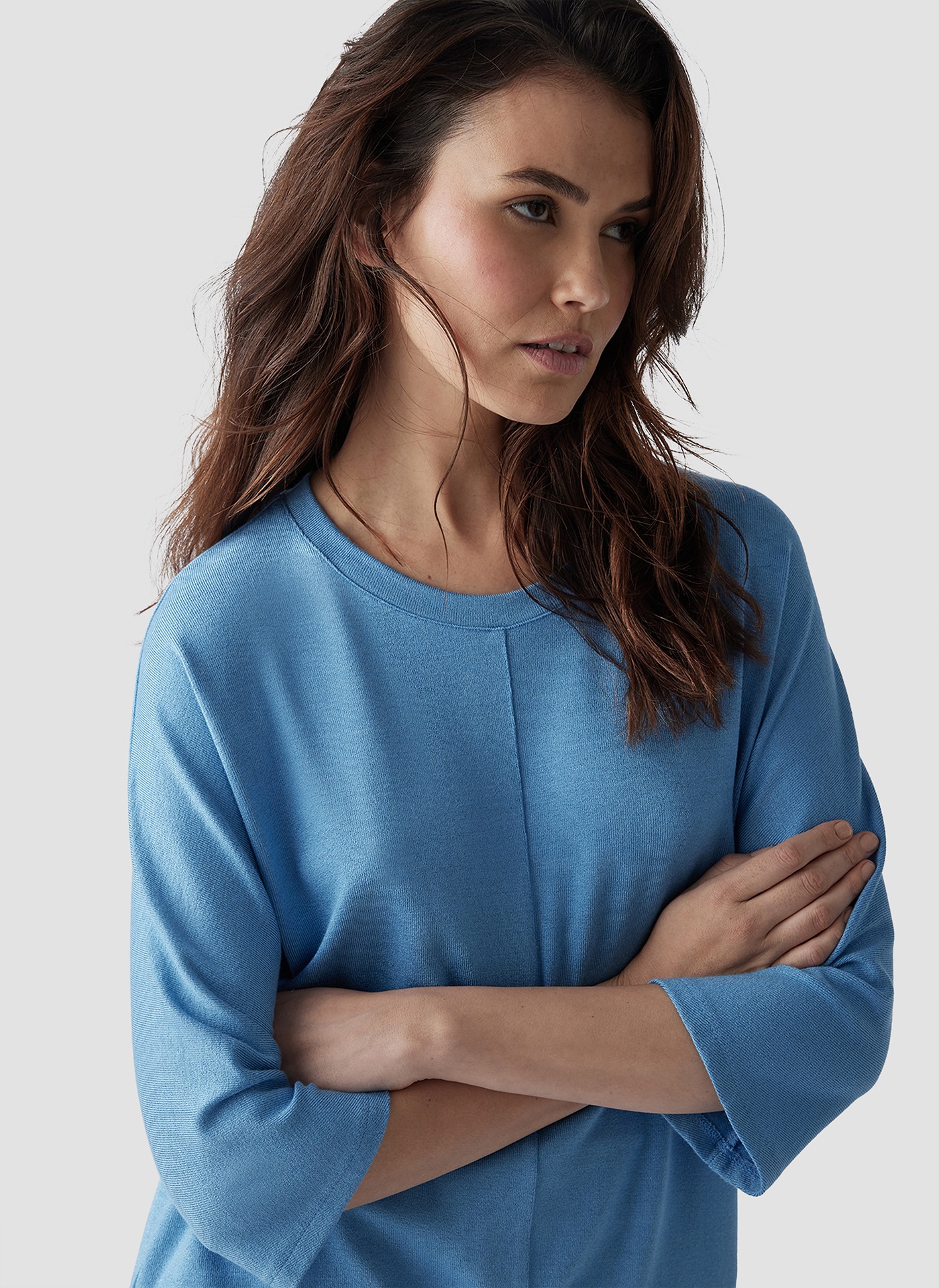 LeComte Print-Shirt »LeComte Unifarbenes Shirt mit 3/4-Arm«
