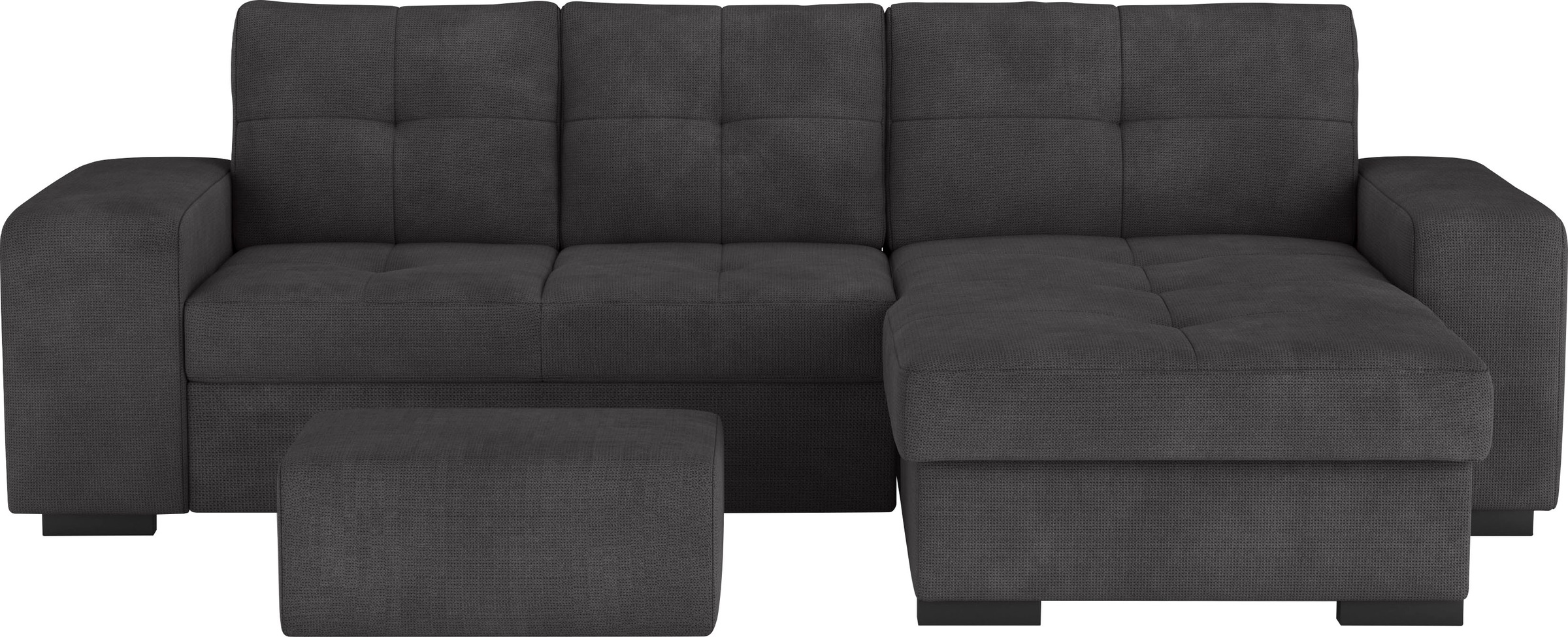 COTTA Ecksofa »Mattina L-Form«, mit Hocker, wahlweise mit Bettfunktion & Bettkasten