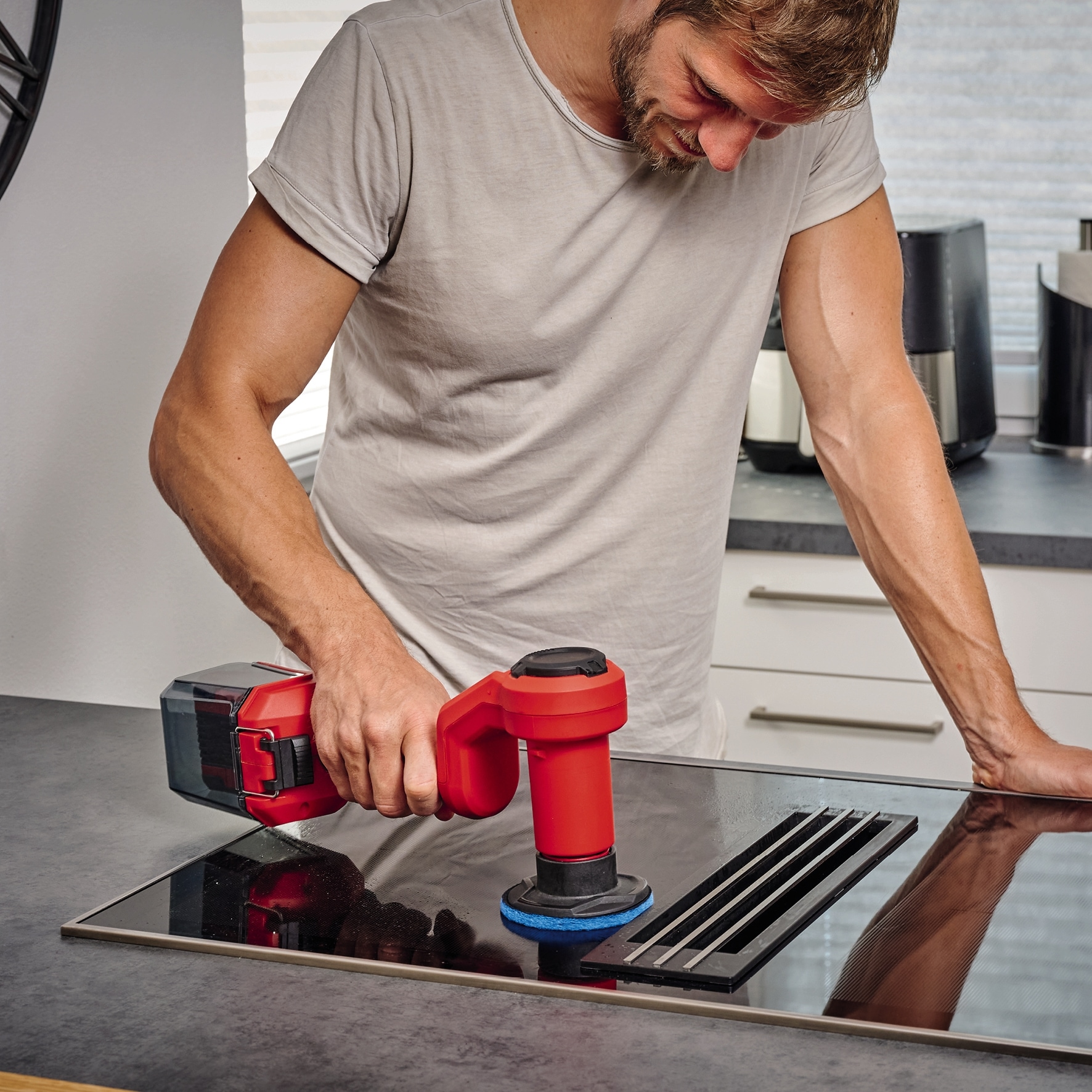 Einhell Reinigungsbürste "Reinigungspad Set" 6 Stk. aus Mikrofaser für Akku günstig online kaufen