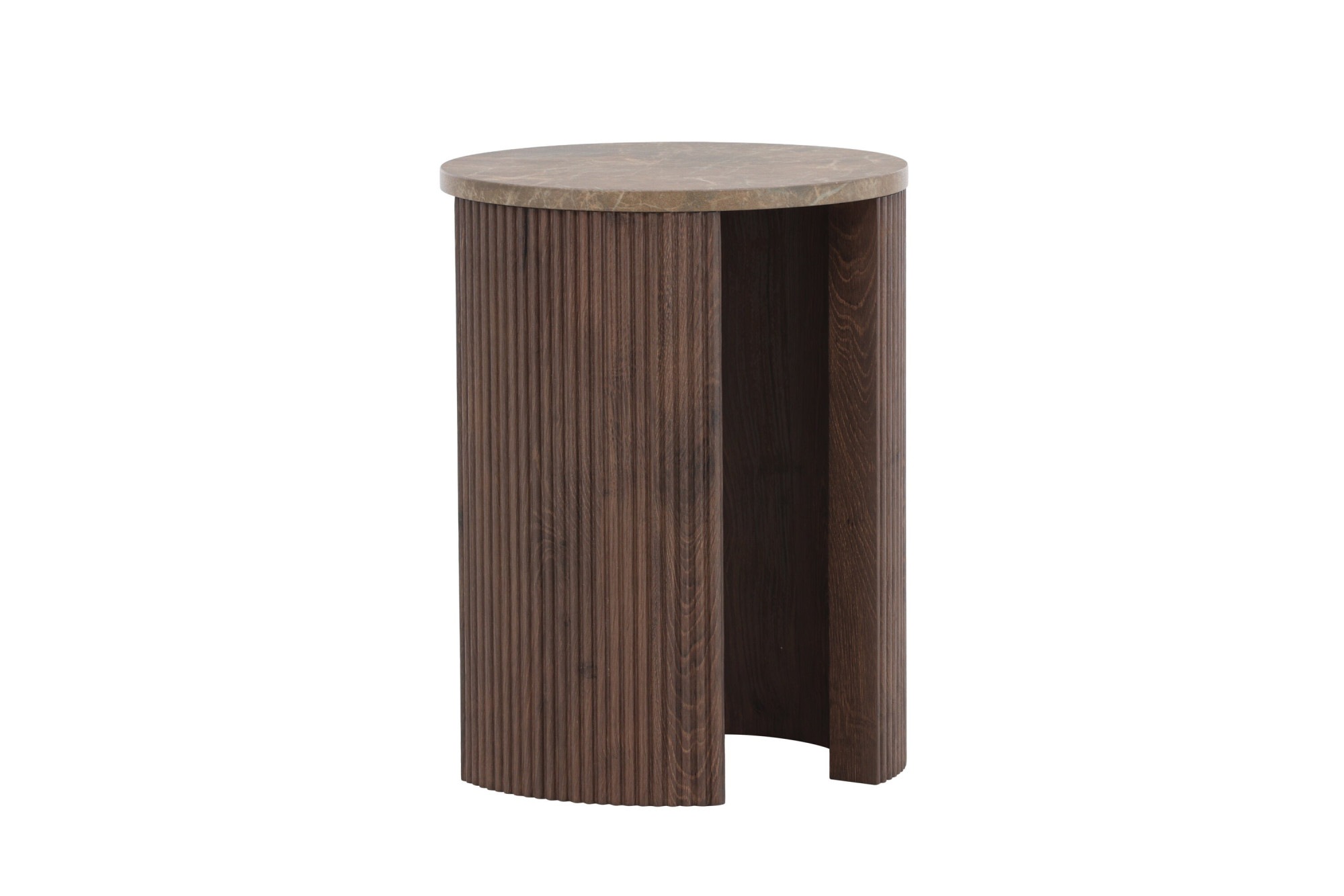 Venture Home Beistelltisch Ablagetisch, MDF, rund, schmal, hoch, dezent, klar