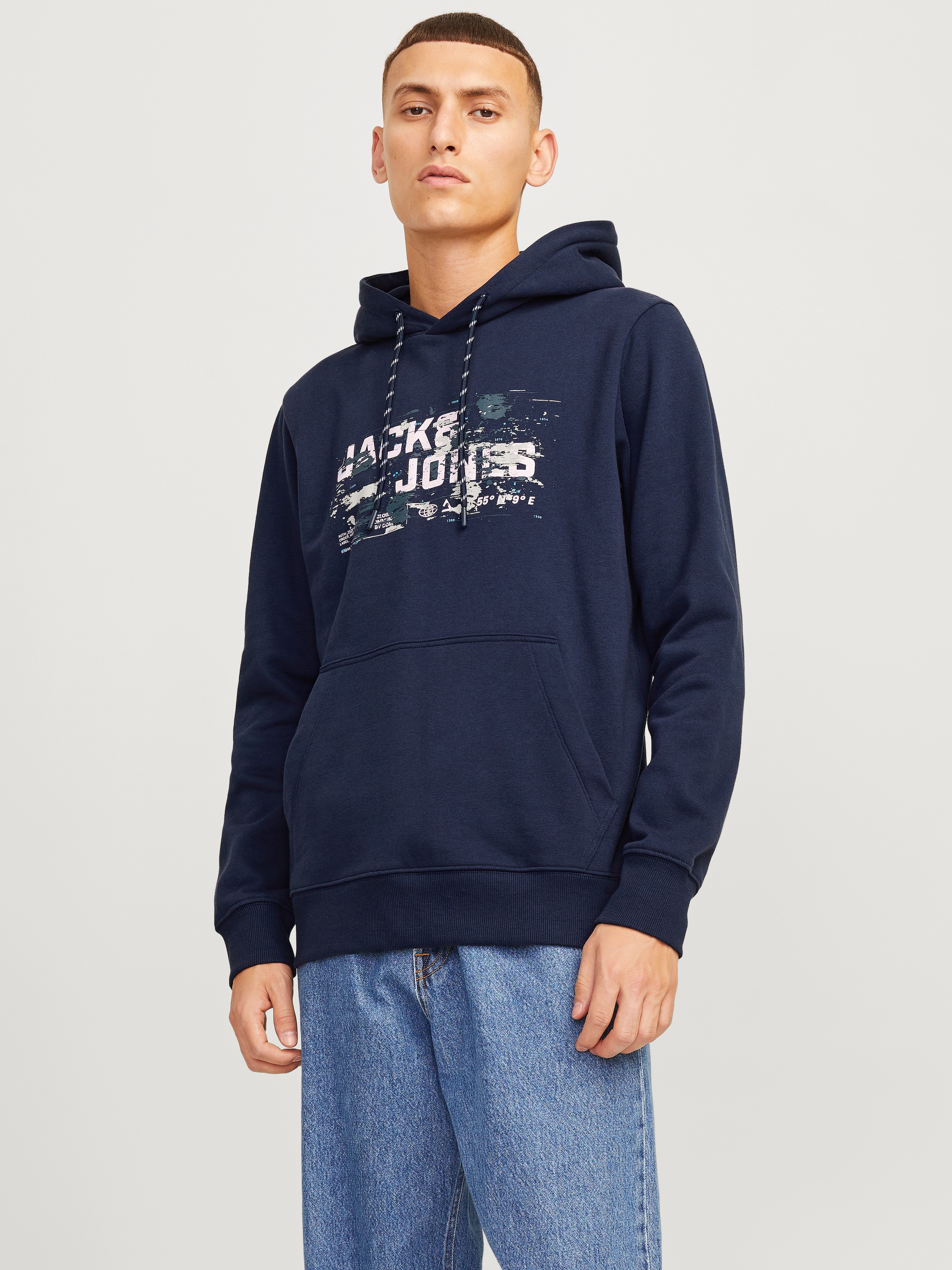 Jack & Jones Kapuzensweatshirt "JCOOUTDOOR LOGO SWEAT HOOD SN"