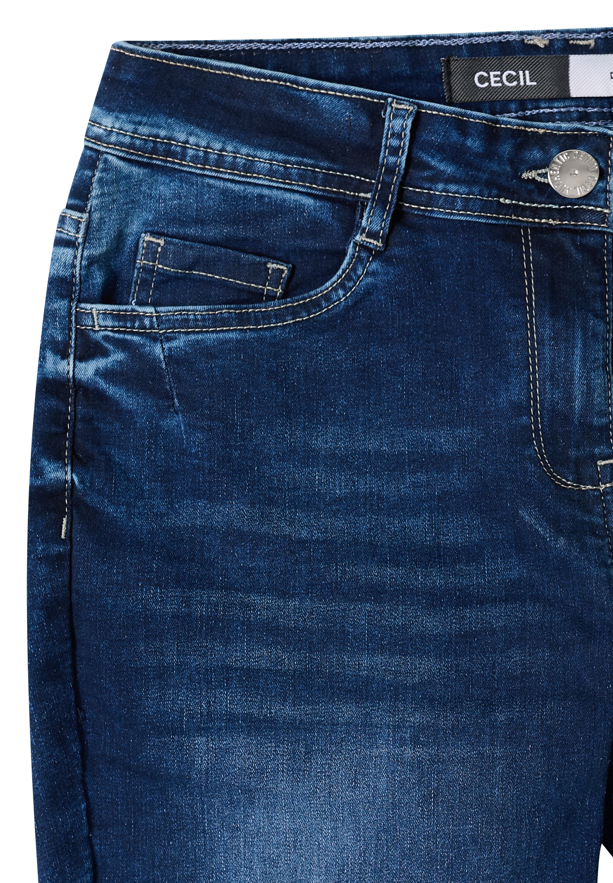 Cecil Comfort-fit-Jeans Middle Waist