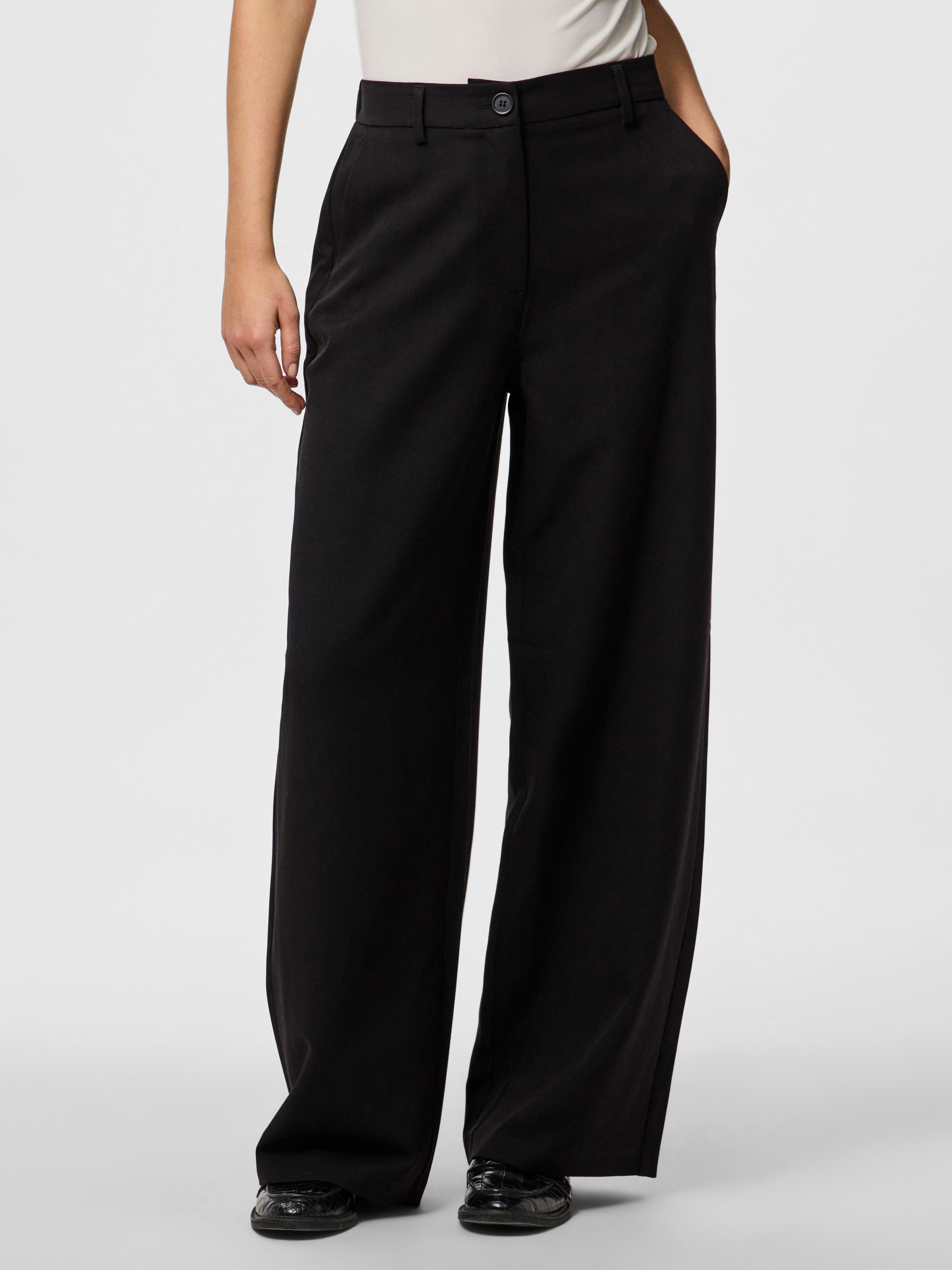 pieces Anzughose "PCKAMIL HW WIDE PANT NOOS" günstig online kaufen