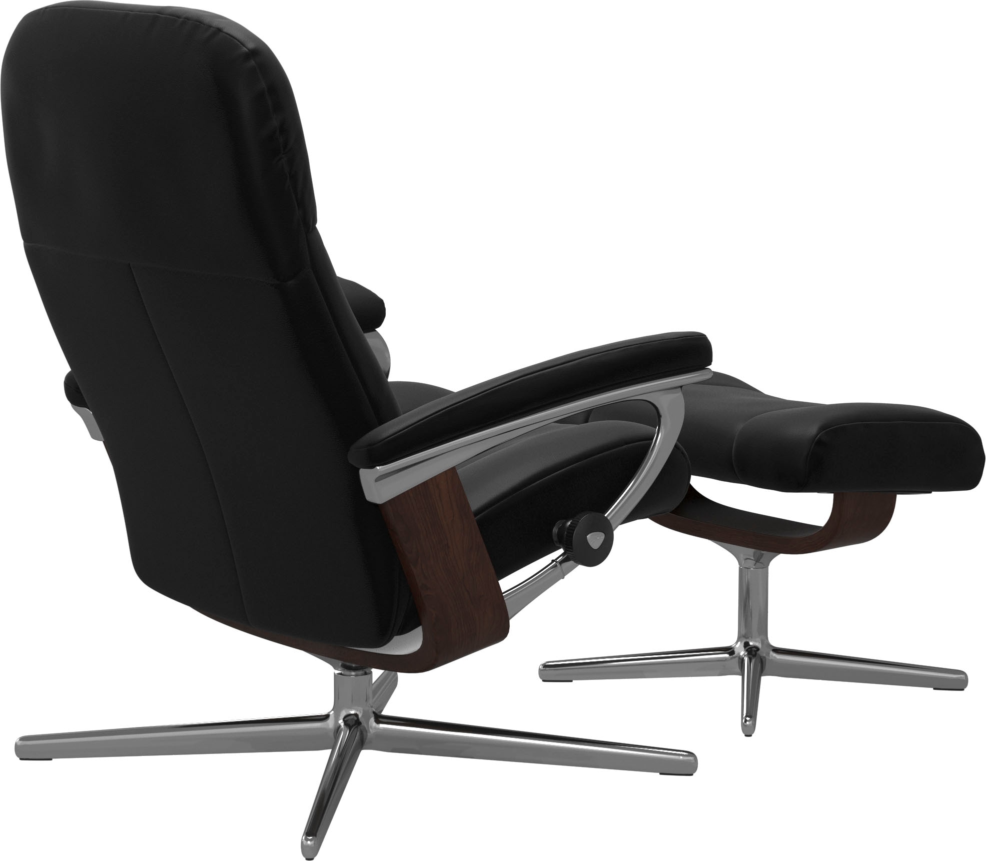 Stressless® Fußhocker »Garda«, mit Cross Base, Größe M & L, Holzakzent Braun