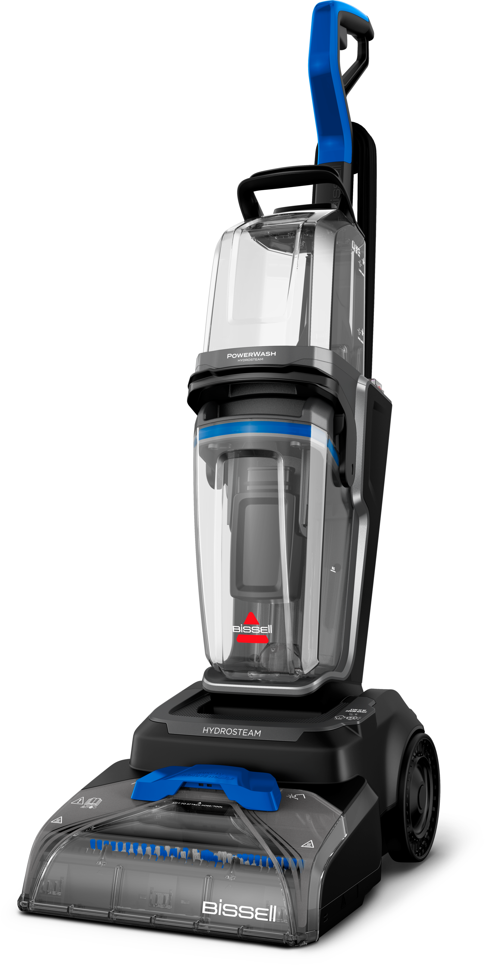 BISSELL Teppichreinigungsgerät "PowerWash Hydrosteam", B:30cm H:106cm T:42cmschwarz, blau, Mehrzwecksauger