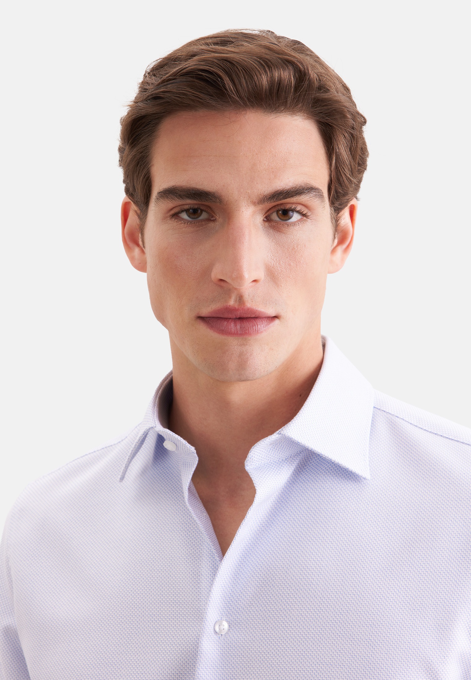 seidensticker Businesshemd »Schwarze Rose« Slim 1/1 Kentkragen Struktur