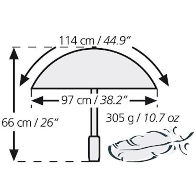 EuroSCHIRM® Stockregenschirm »Swing« bestellen | BAUR