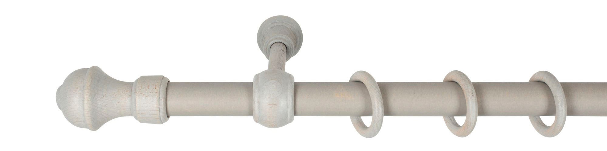 SN DECO GROUP Gardinenstange "Ares" 1 läufig-läufig Fixmaß 28 mm, Holz, ver günstig online kaufen