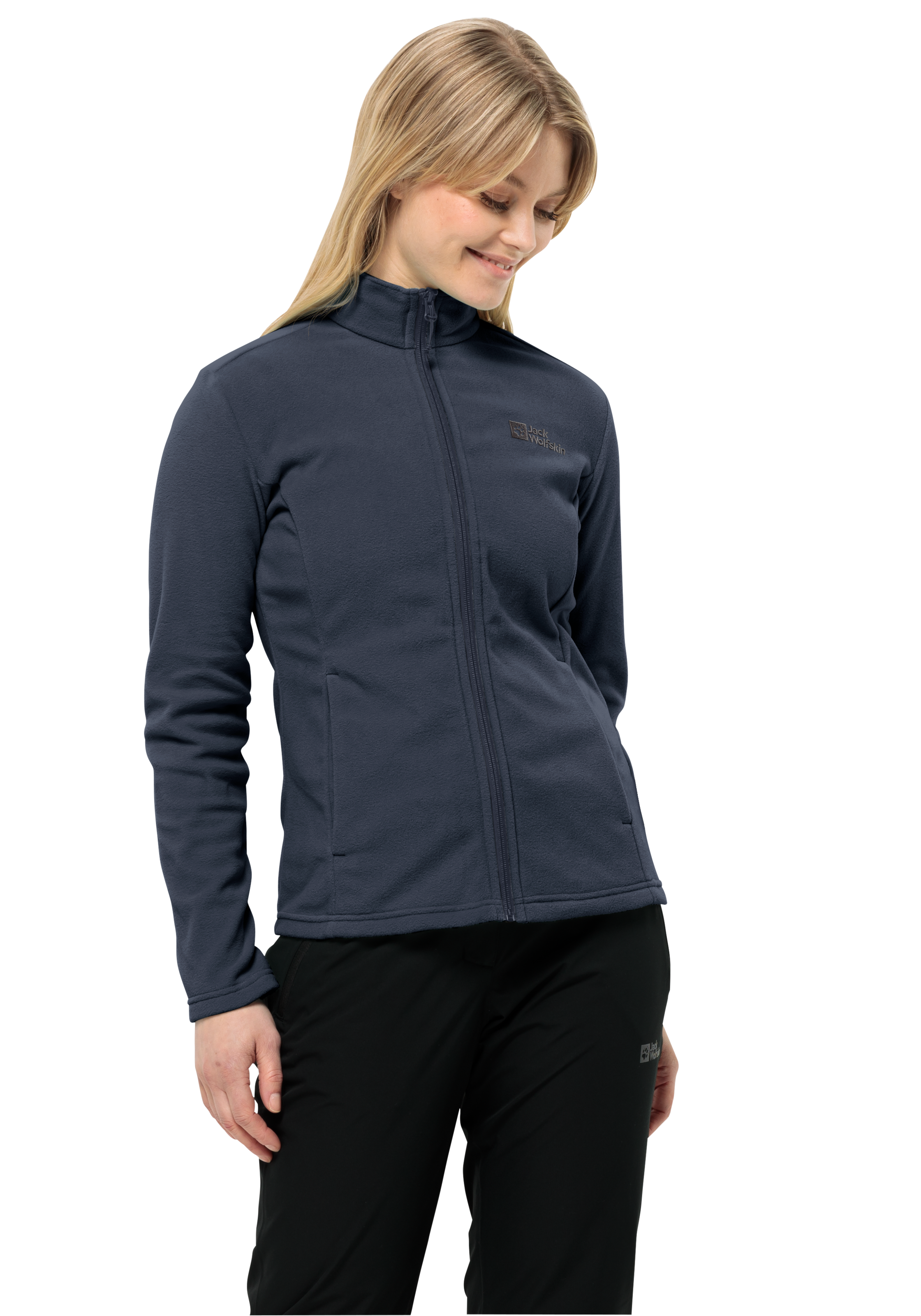 Jack Wolfskin Fleecejacke "TAUNUS", leichter, dehnbarer, atmungsaktiver Midlayer