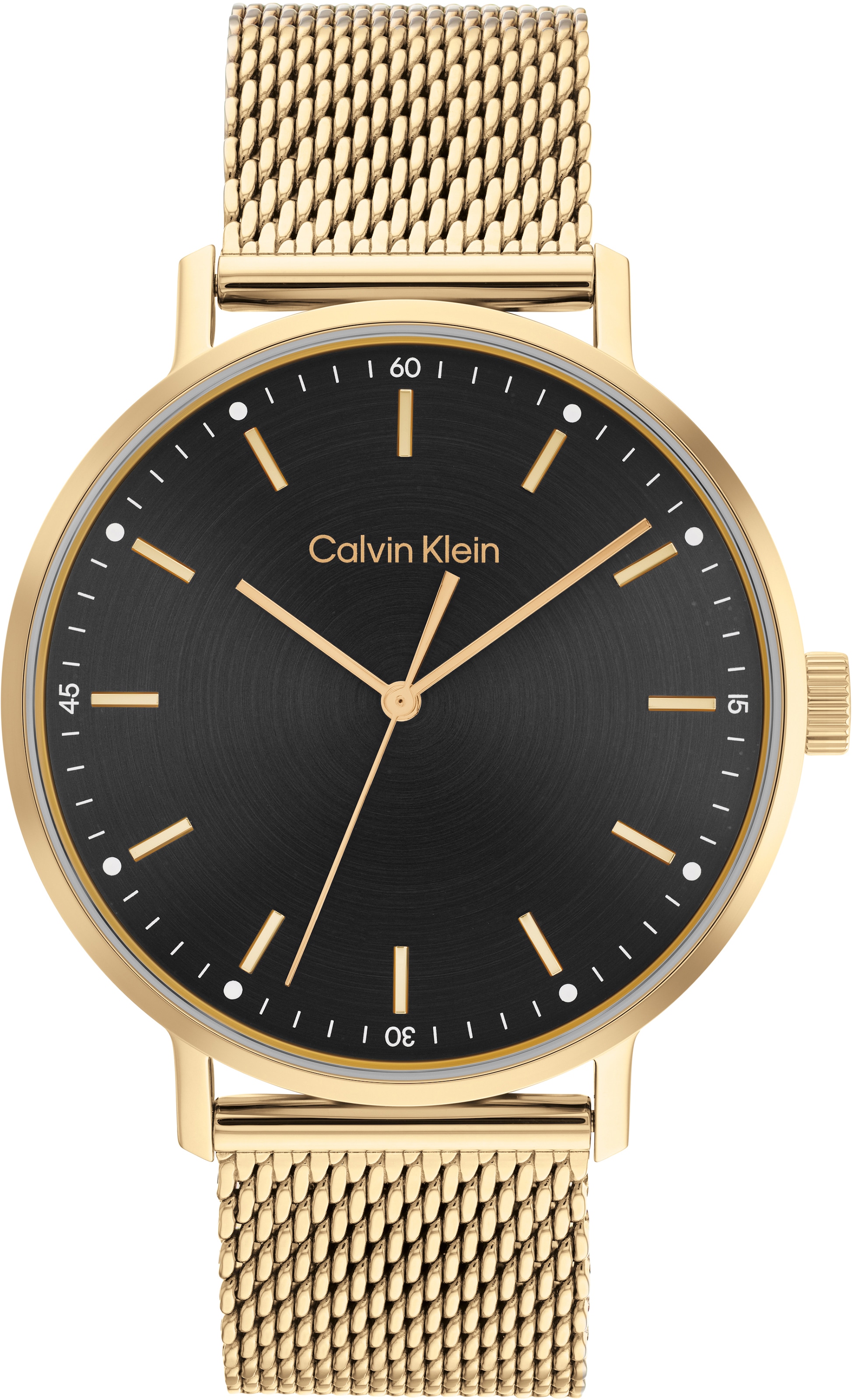 Calvin Klein Quarzuhr »Modern, 25200049«, Armbanduhr, Herrenuhr, Mineralglas, IP-Beschichtung