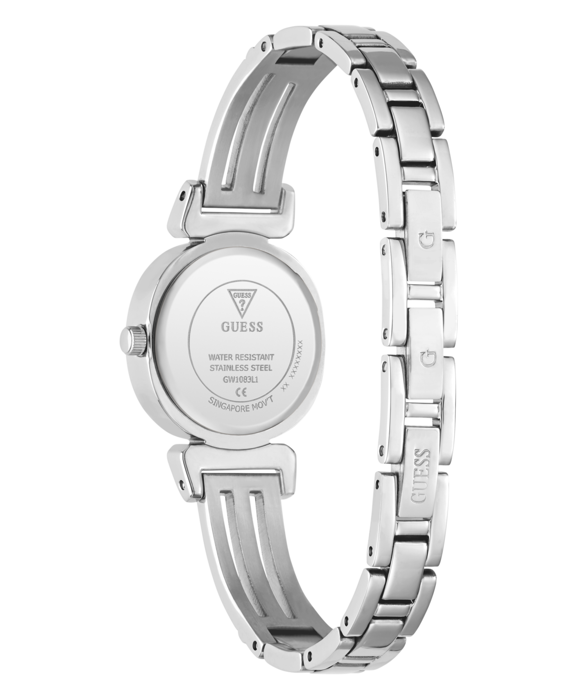 Guess Quarzuhr »CECELIA« Armbanduhr, Damenuhr, Edelstahlarmband, analog