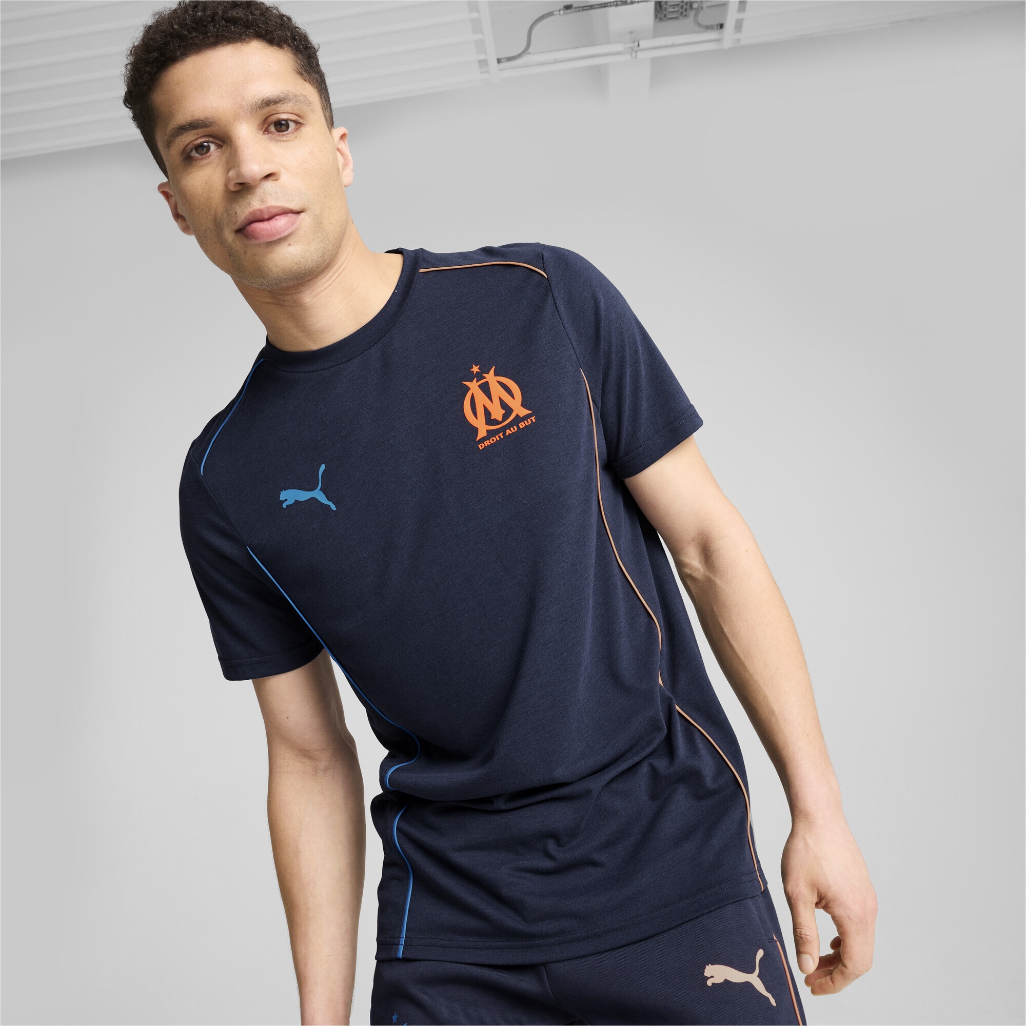 PUMA Trainingsshirt »Olympique de Marseille Casuals T-Shirt Herren«