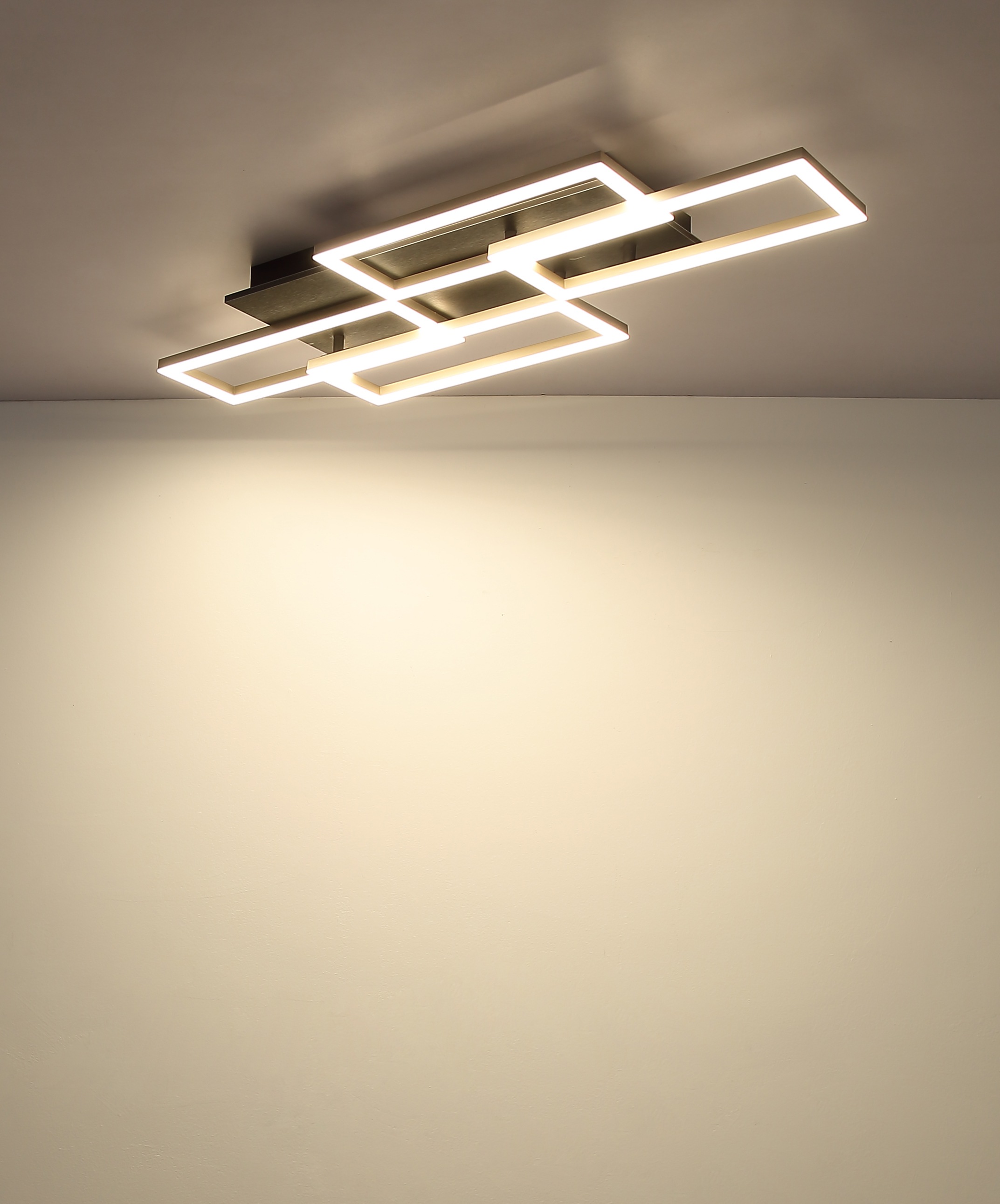 GLOBO LIGHTING Deckenleuchte »JEFFRY« LED-Modul 1 Stk. warmweiß - kaltweiß Deckenlampe Wohnzimmer-Leuchte Schlafzimmer-Leuchte Flur Küche