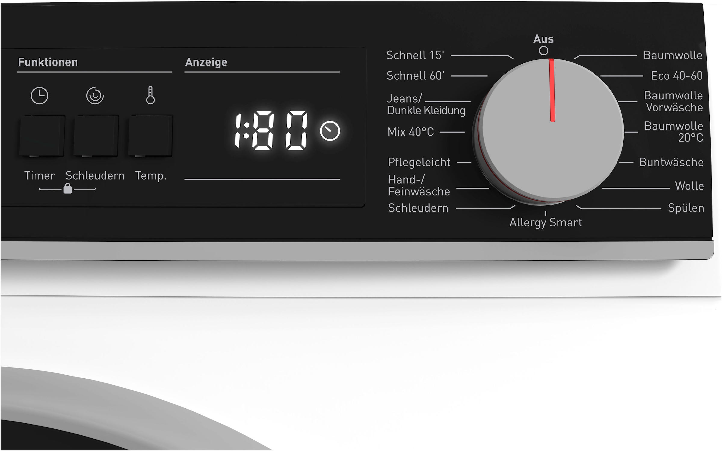 Sharp Waschmaschine »ES-NFA814BW1NA-DE«, 8 kg, 1400 U/min