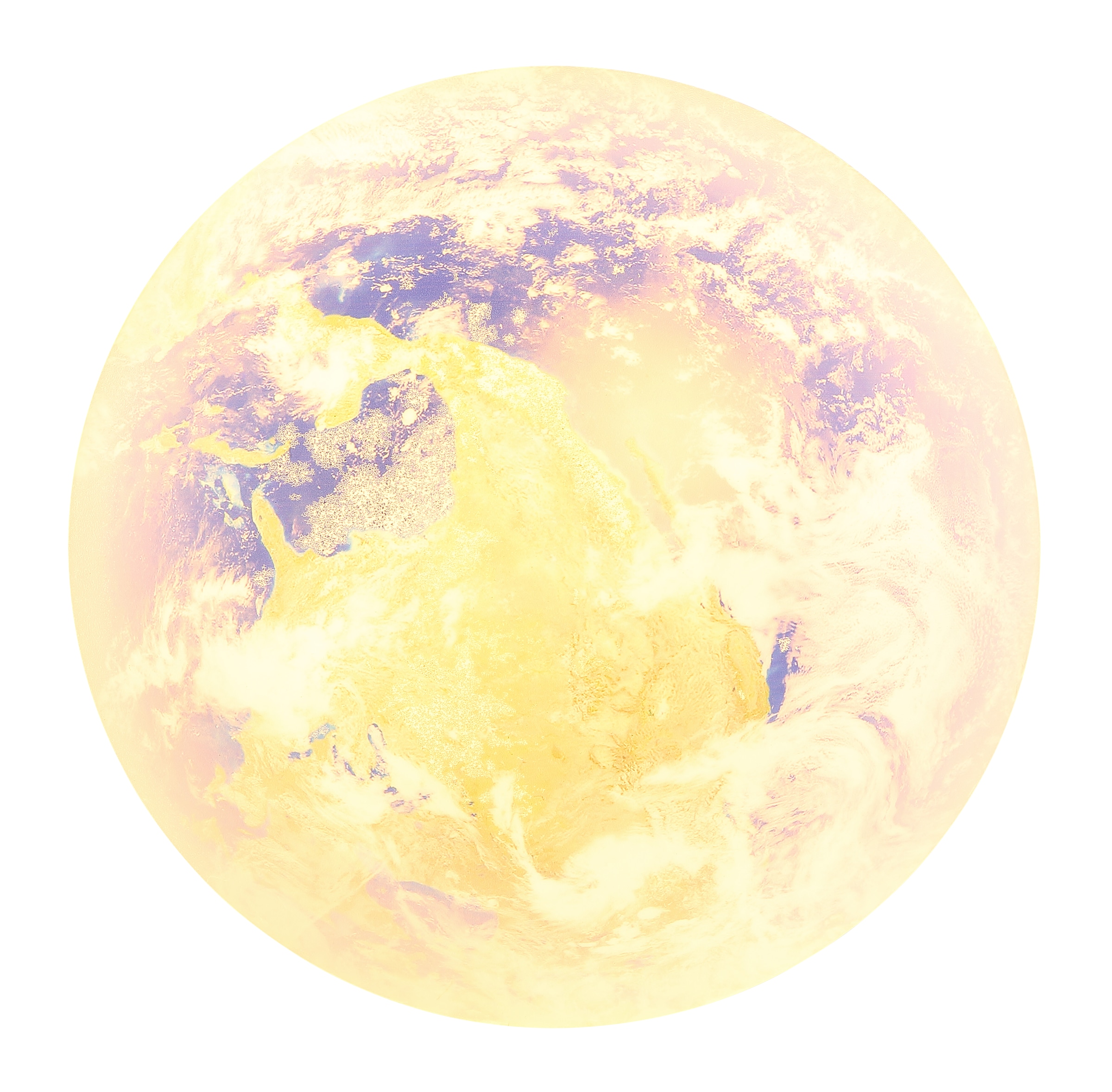 GLOBO LIGHTING Deckenleuchte »GAIA« LED-Modul 1 Stk. Warmweiß Deckenlampe Wohnzimmer-Leuchte Schlafzimmer-Leuchte Flur Küche