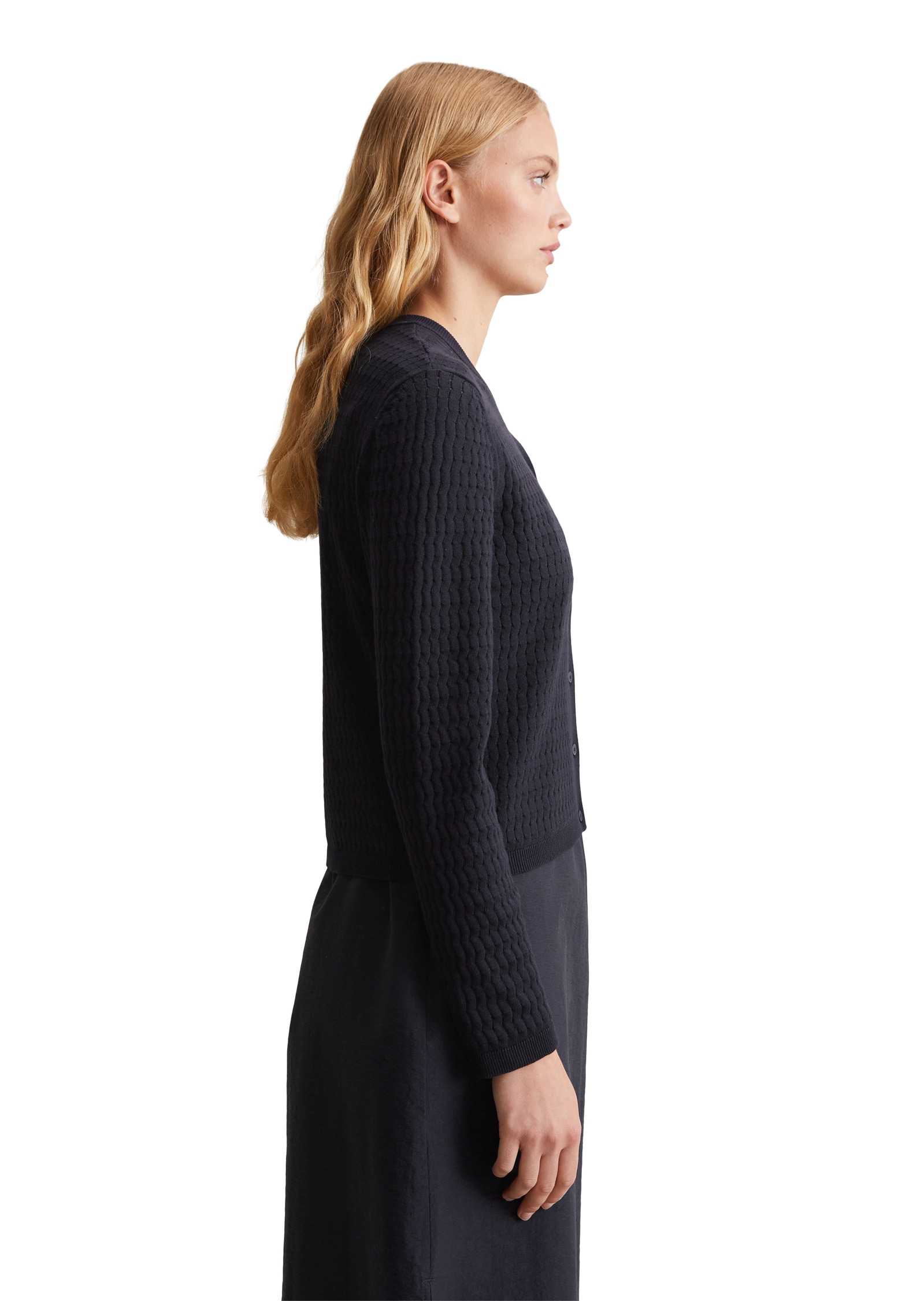 Marc O'Polo DENIM Cardigan »aus softem Baumwollgarn«