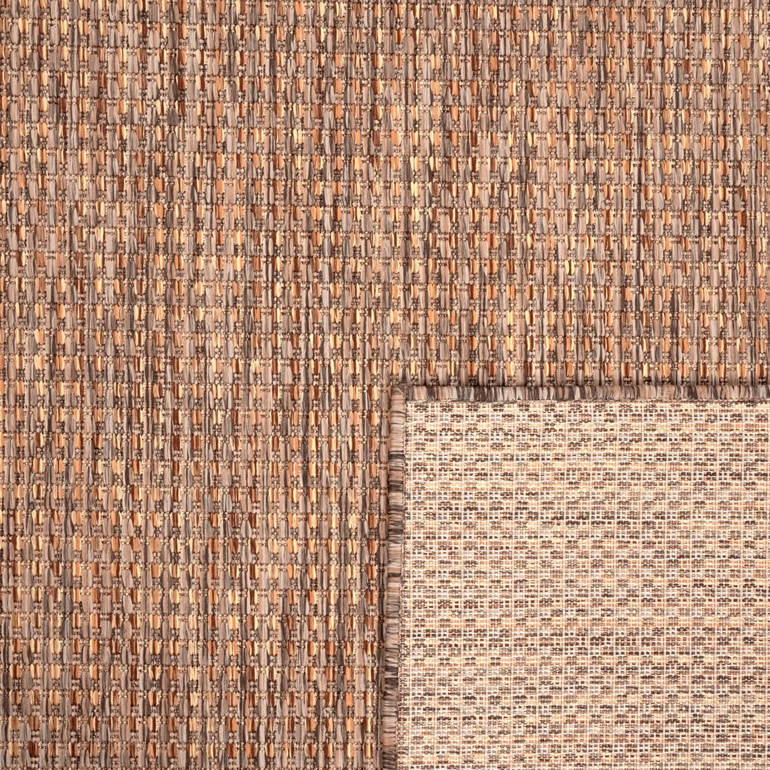 Paco Home Teppich »Napoli 777«, rechteckig, 4 mm Höhe, Flachgewebe, meliert, In- und Outdoor geeignet, Wohnzimmer