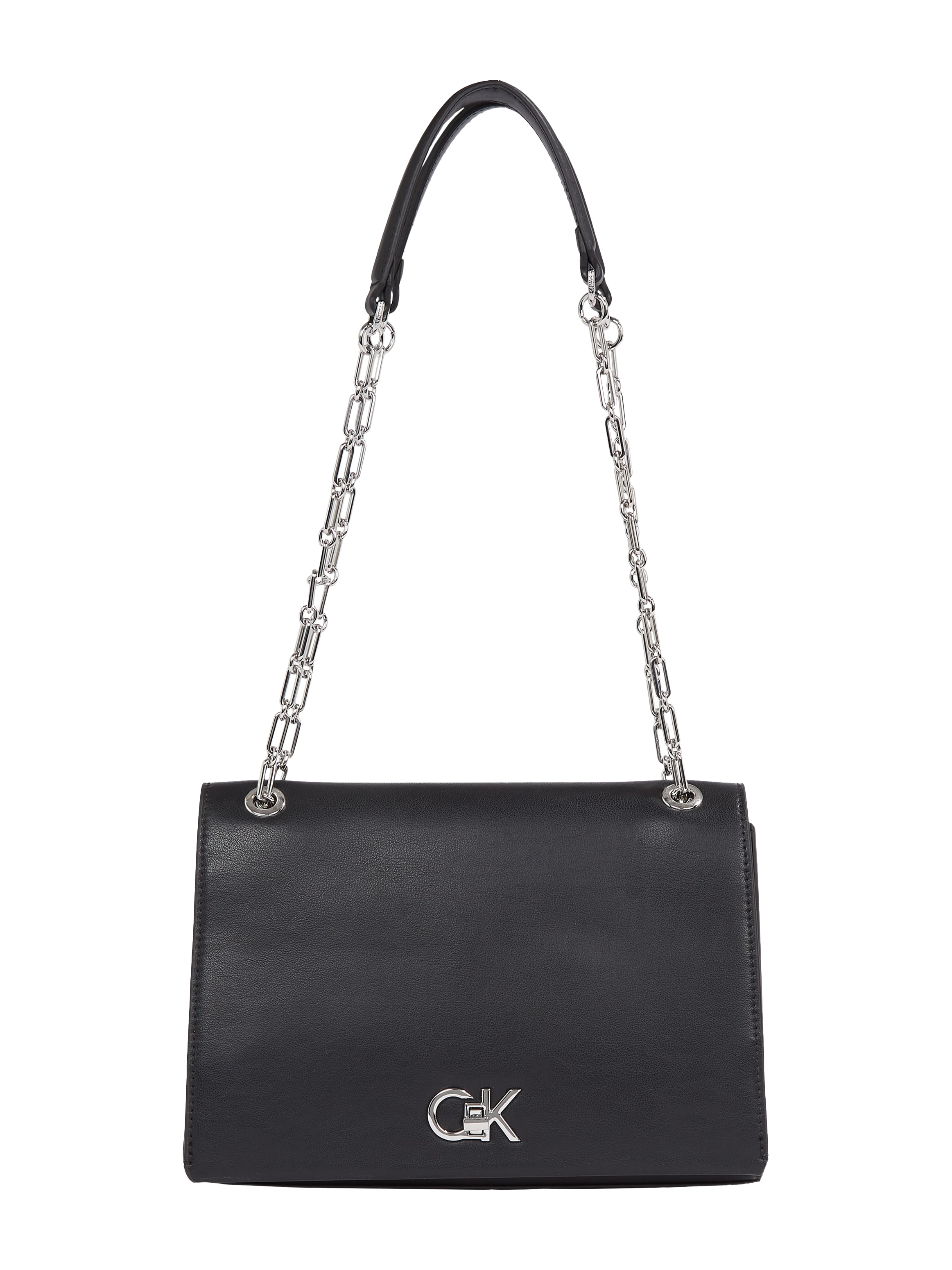 Calvin Klein Schultertasche »CK MEDIUM CONV SHOULDER BAG«, Umhängetasche, Abendtasche mit Logo,...