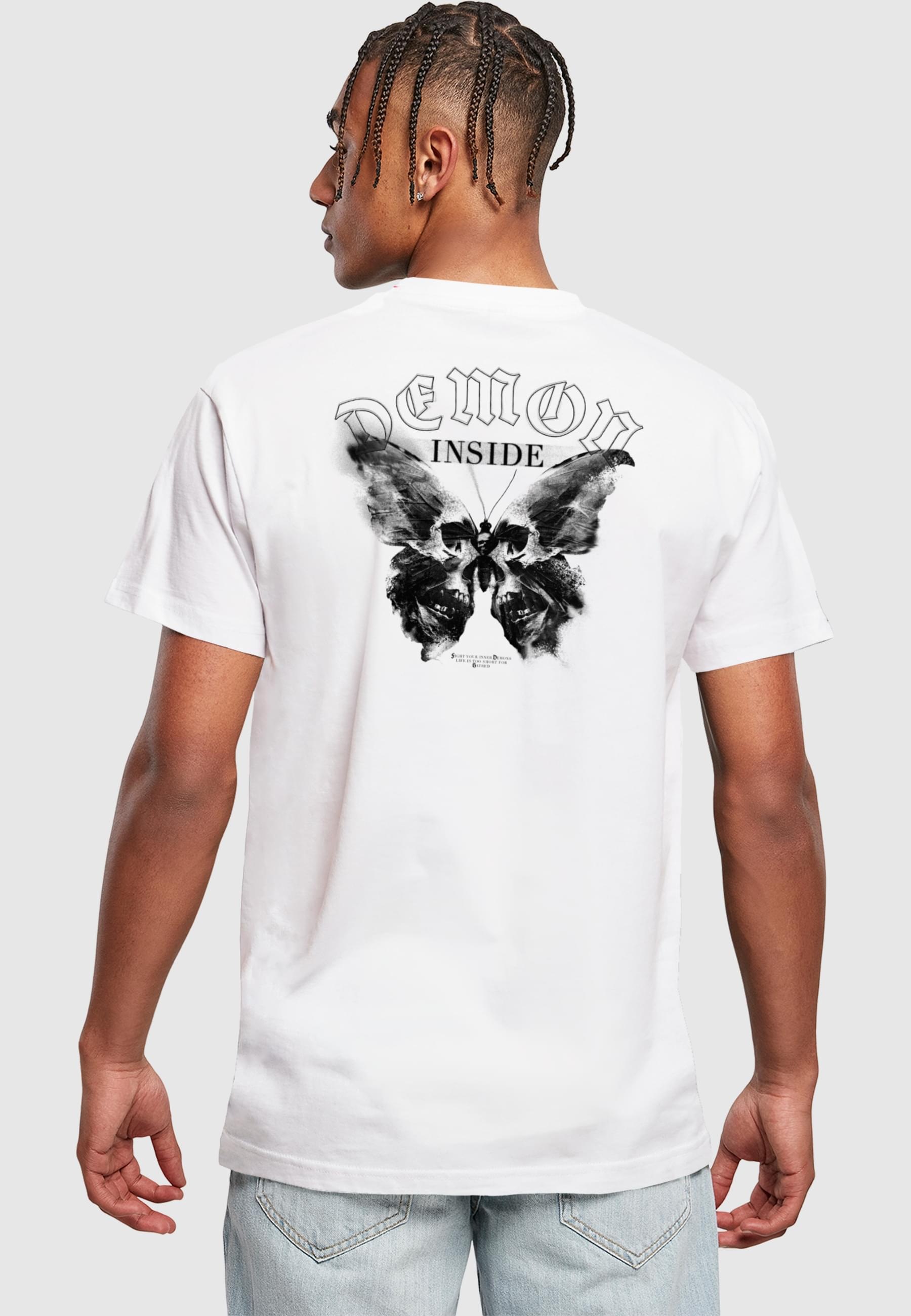 MisterTee T-Shirt »MisterTee Skull Butterfly Tee«, (1 tlg.)