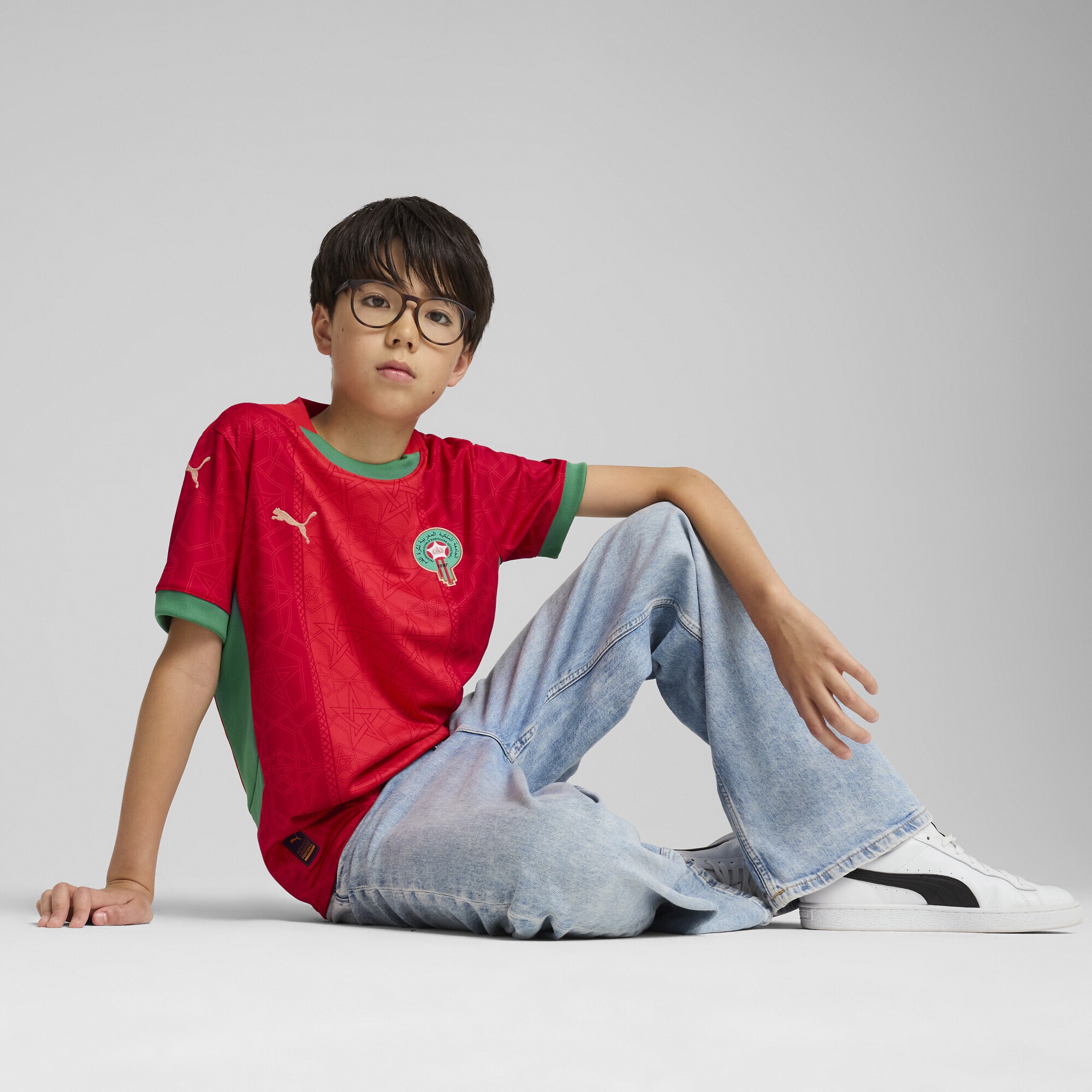 PUMA Trainingsshirt »Marokko 2025 Heimtrikot Jugendliche«