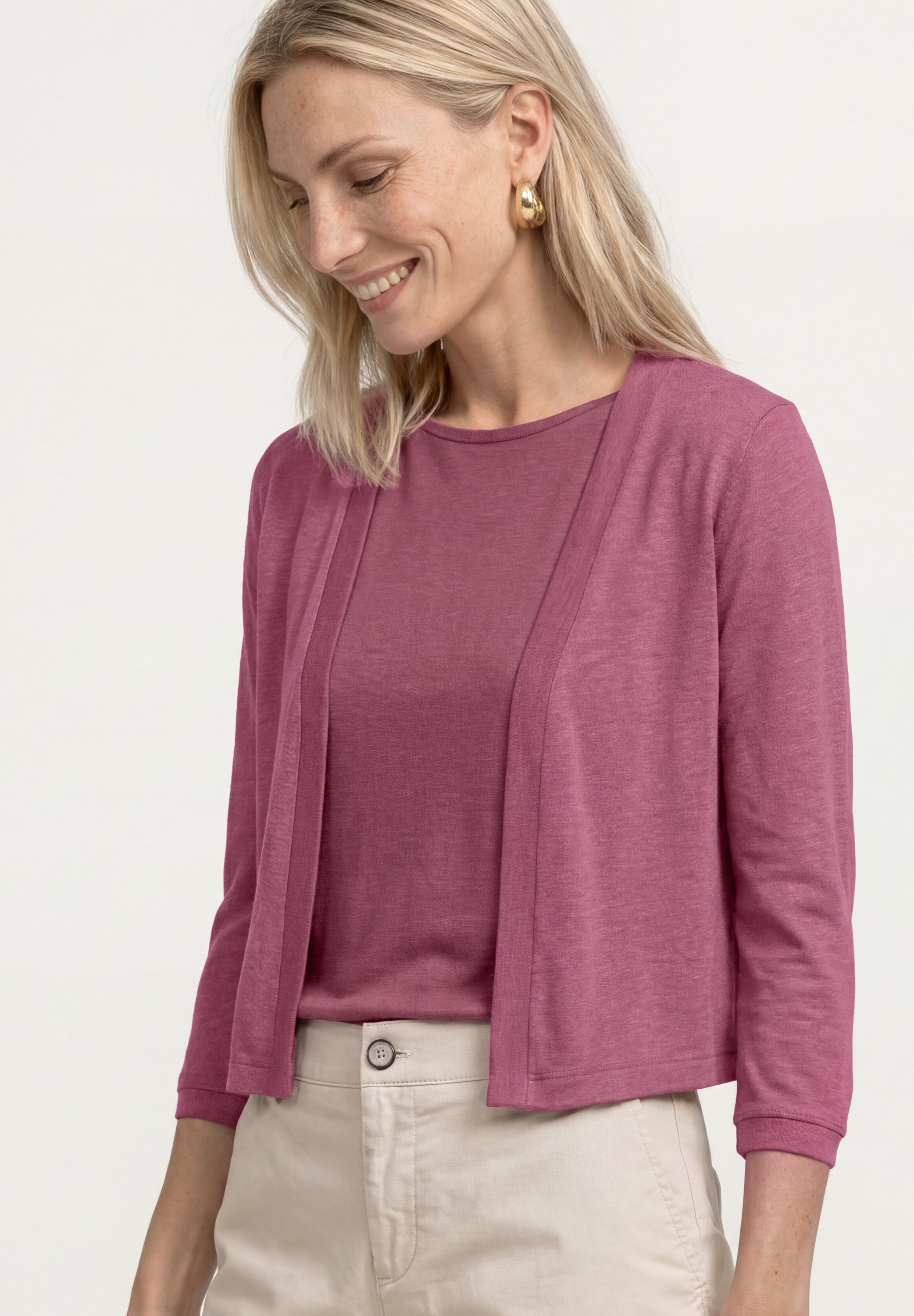 STREET ONE Cardigan mit 3/4 Ärmeln