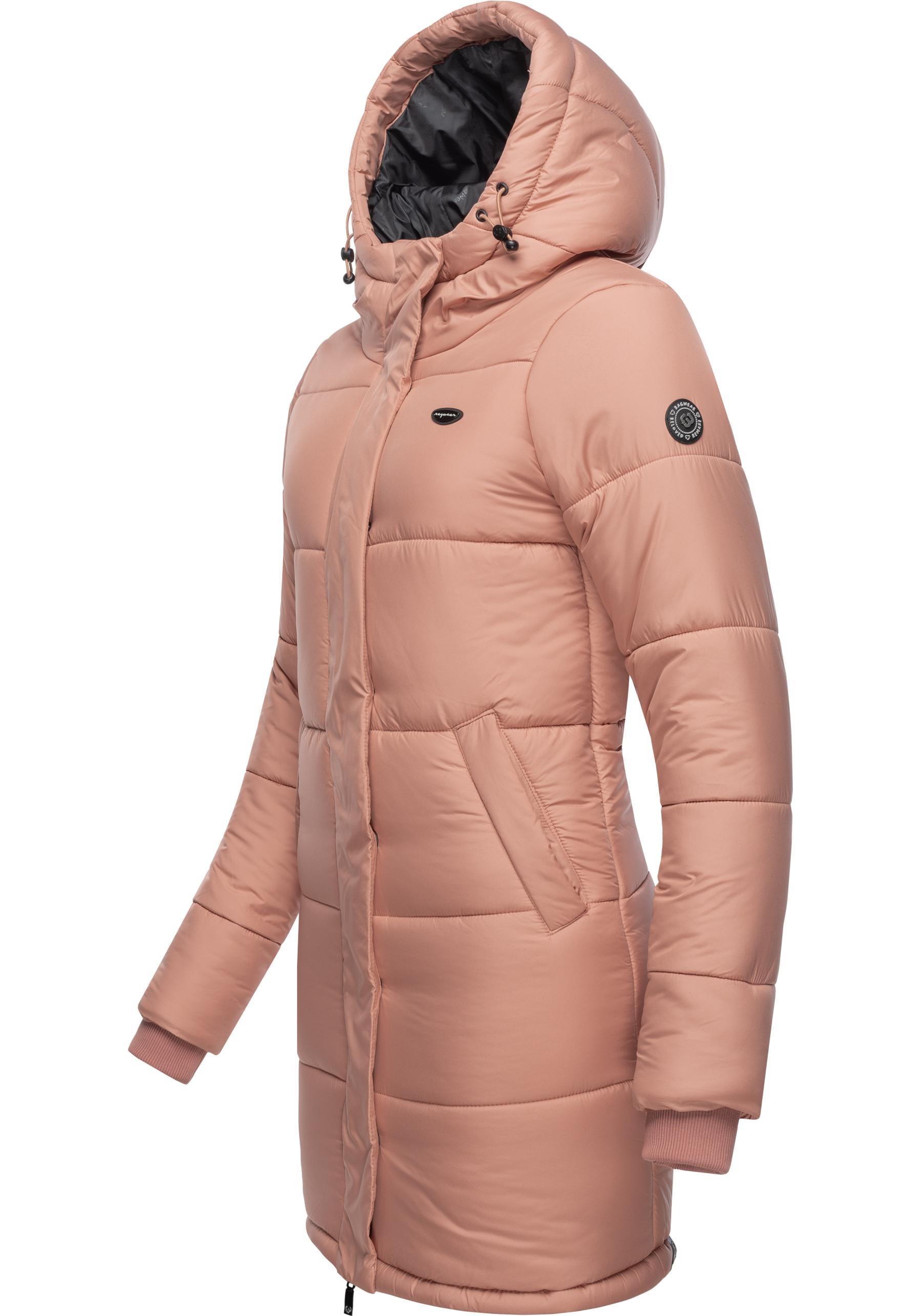 Ragwear Steppmantel "Relive Long Remake", lange Damen Steppjacke mit Kapuze günstig online kaufen