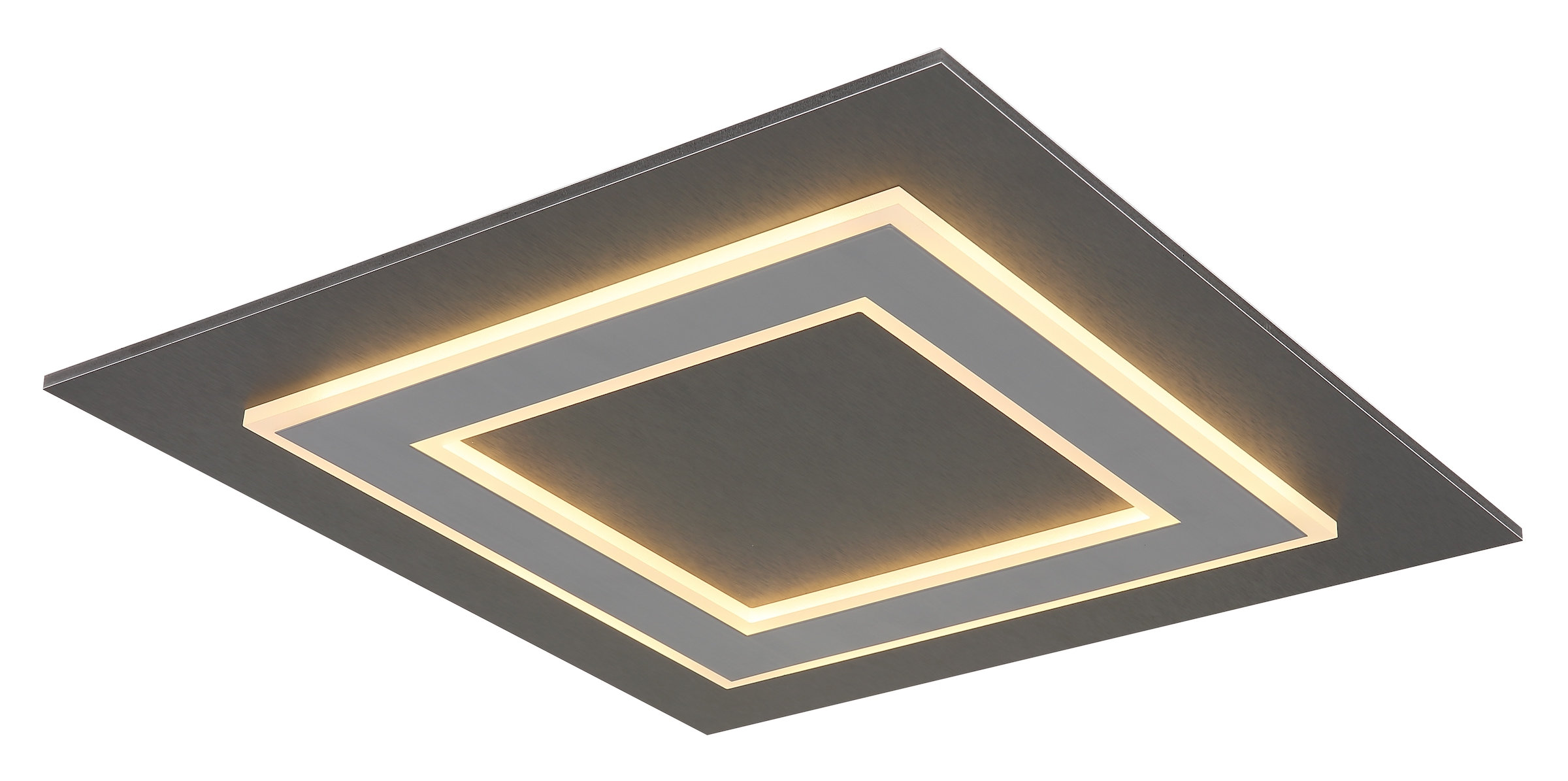 GLOBO LIGHTING LED Deckenleuchte »JAYDEN«, Leuchtmittel LED-Modul | LED fest integriert, Deckenlampe/quadratisch/Wohnzimmer/Schlafzimmer/elegant