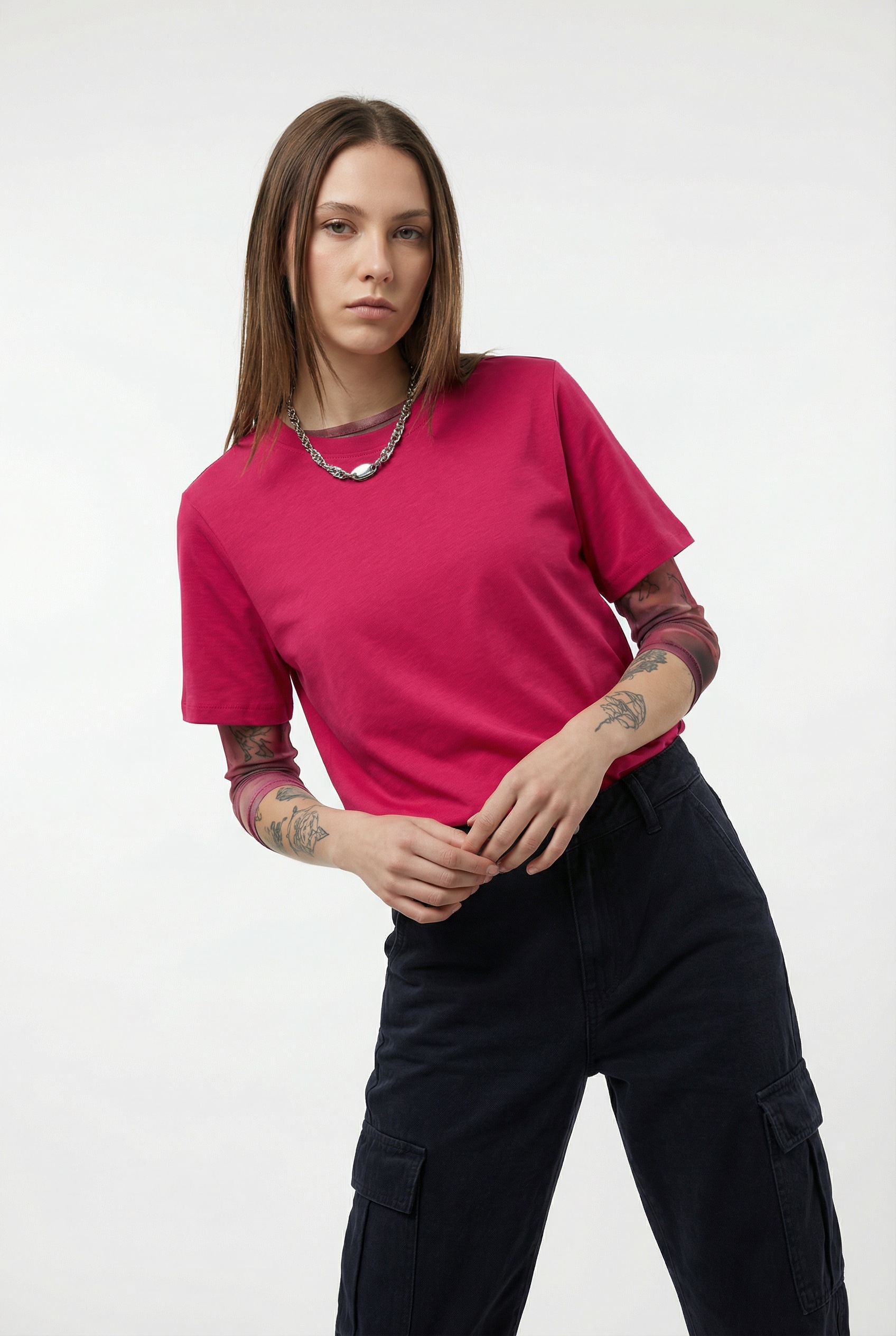 Vero Moda Kurzarmshirt "VMPAULINA SS T-SHIRT GA JRS NOOS" Baumwolle, regula günstig online kaufen