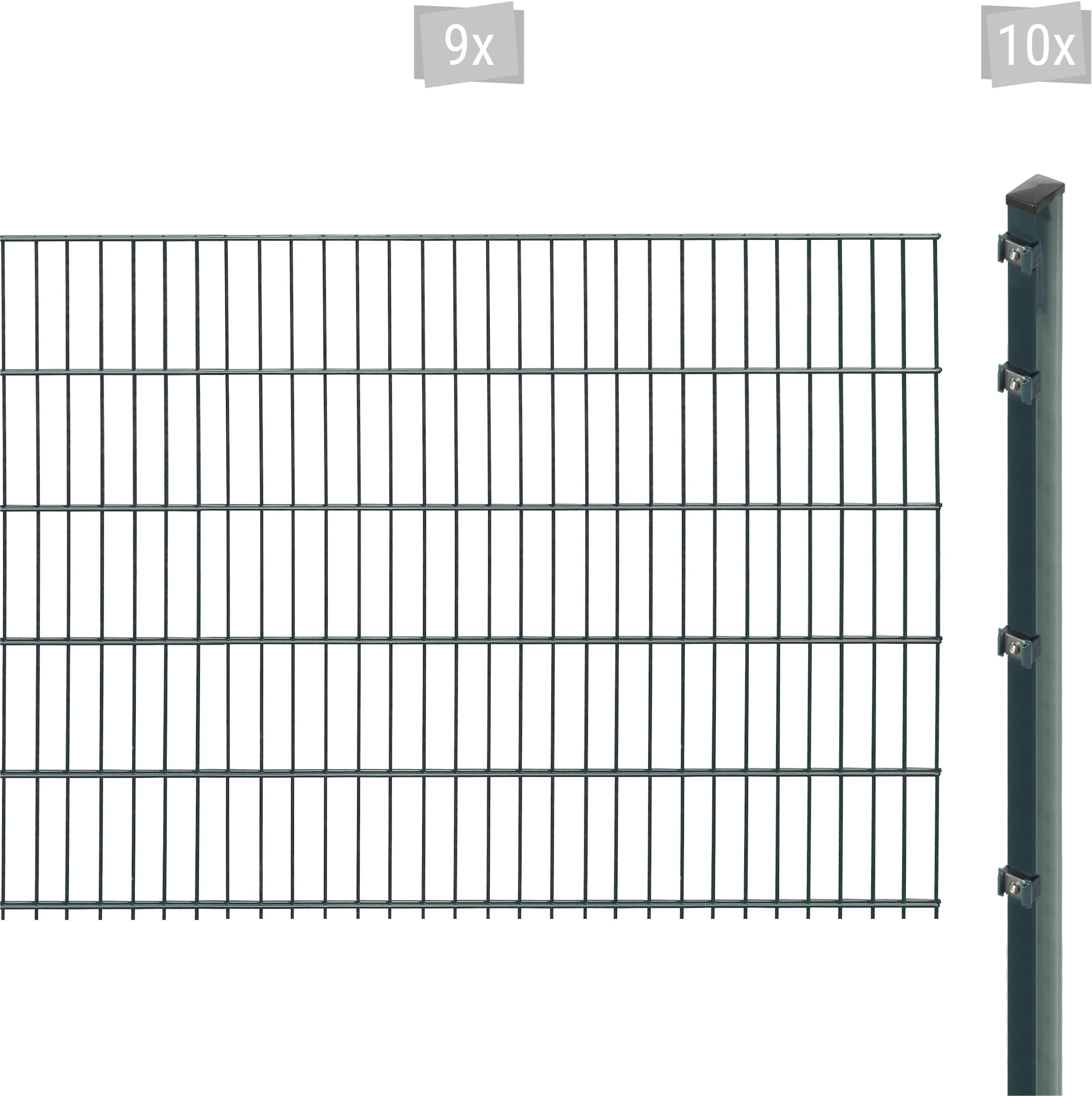 Arvotec Doppelstabmattenzaun »EXCLUSIVE 103 zum Einbetonieren«, Zaunhöhe 103 cm, Zaunlänge 2 - 60 m