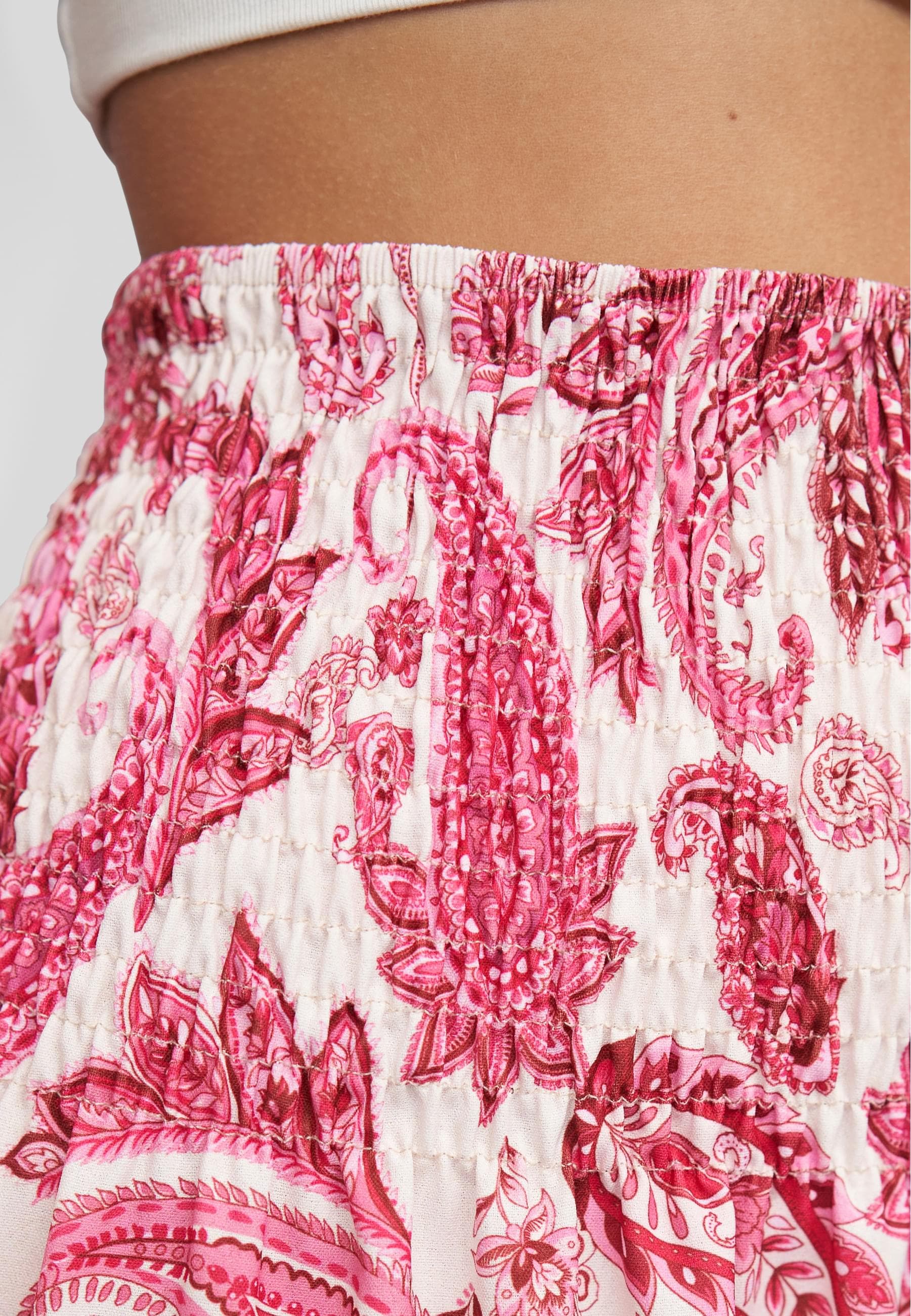 CLOUD 5IVE Sommerrock »CLOUD 5IVE Maxi Skirt with paisley print«, (1 tlg.)