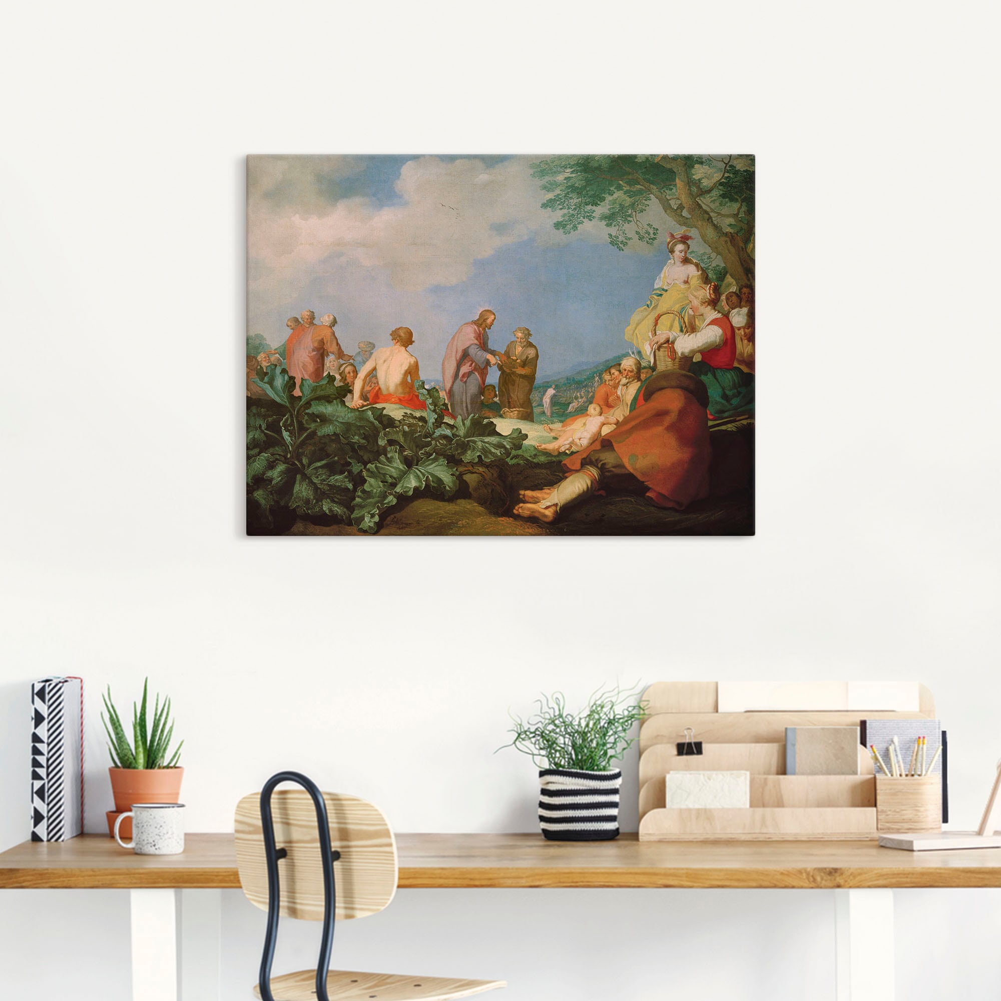 Artland Wandbild »Brotvermehrung«, Christliche Bilder, (1 St.), als Alubild,  Leinwandbild, Wandaufkleber oder Poster in versch. Größen bestellen | BAUR