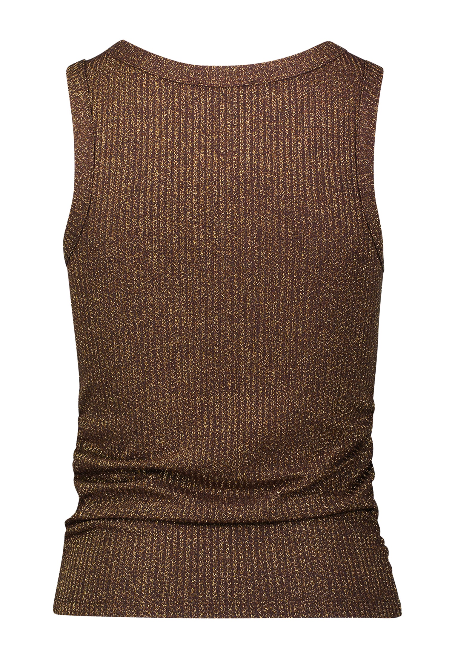 Zero Tanktop »zero Top mit Glitzer«, drapiert /gerafft