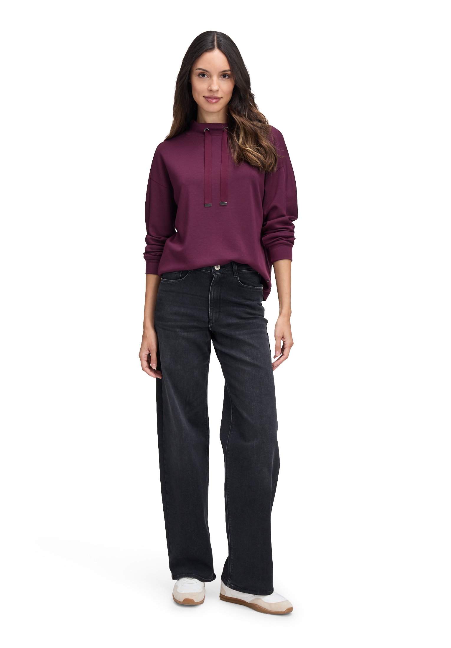 Betty&Co Sweatshirt »Betty & Co Damen Sweatshirt mit Stehkragen«