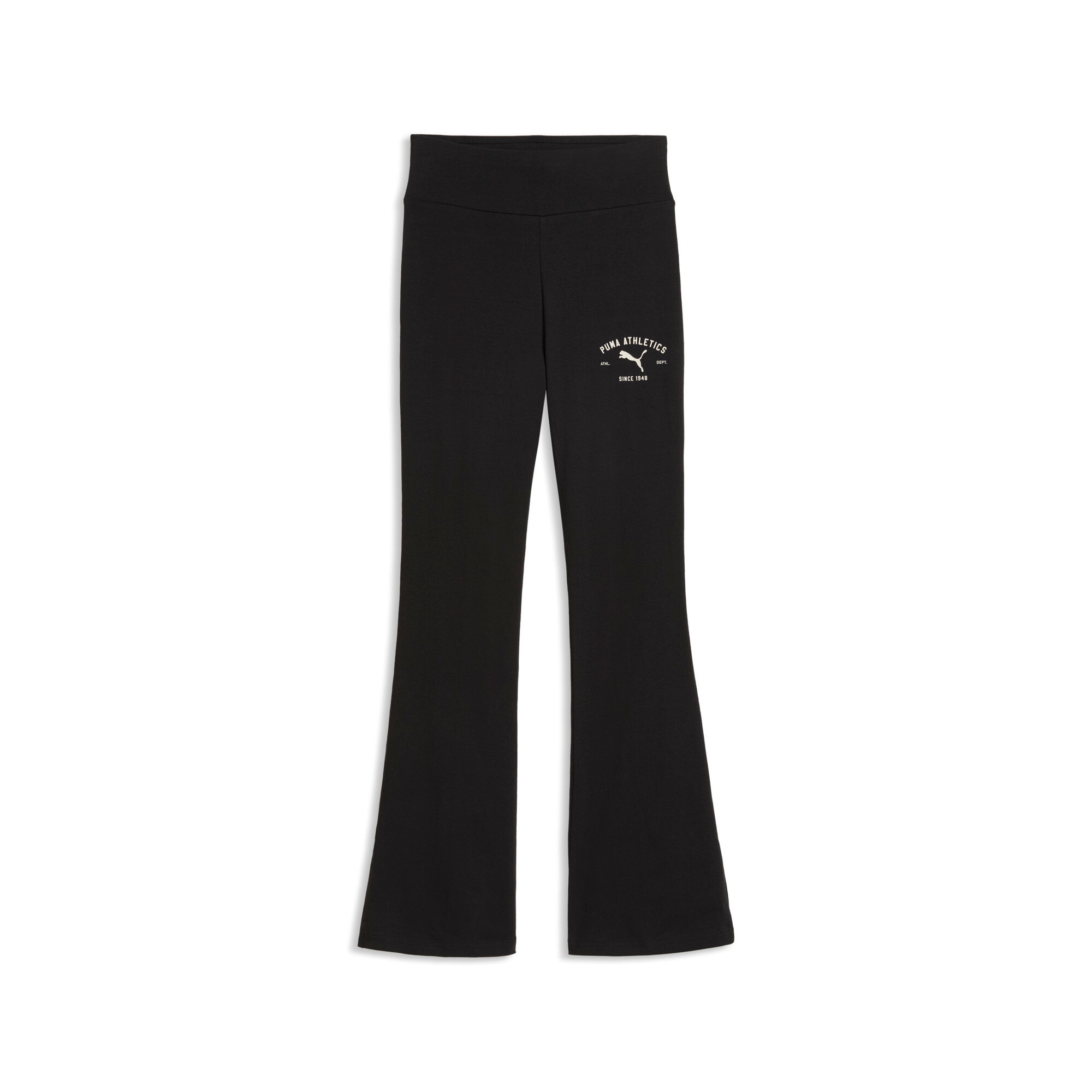 PUMA Leggings "CLASS HIGH-RISE FLARED LEGGINS" aus Baumwollmischung, schmale Passform, sportlicher Stil