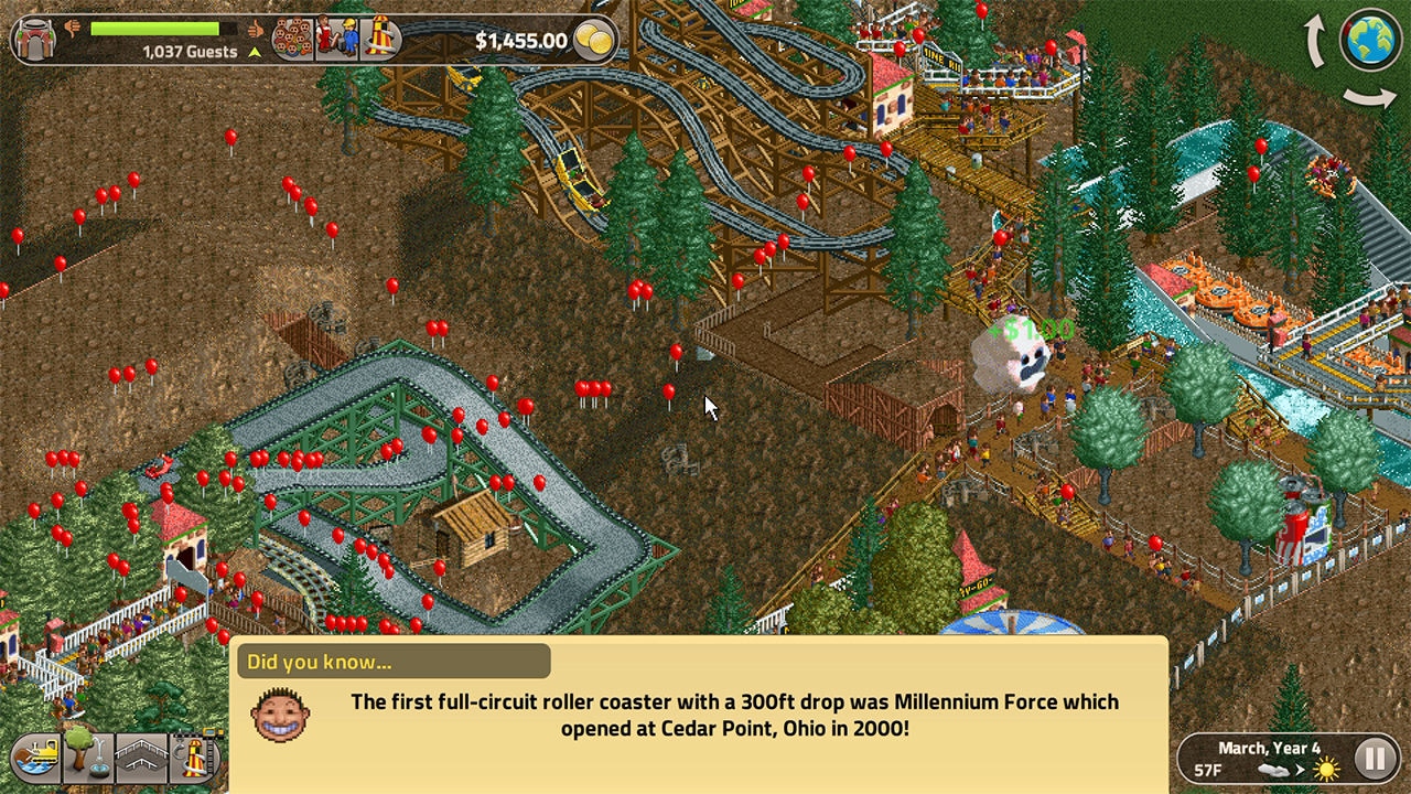 ATARI Spielesoftware »RollerCoaster Tycoon Classic«, Nintendo Switch