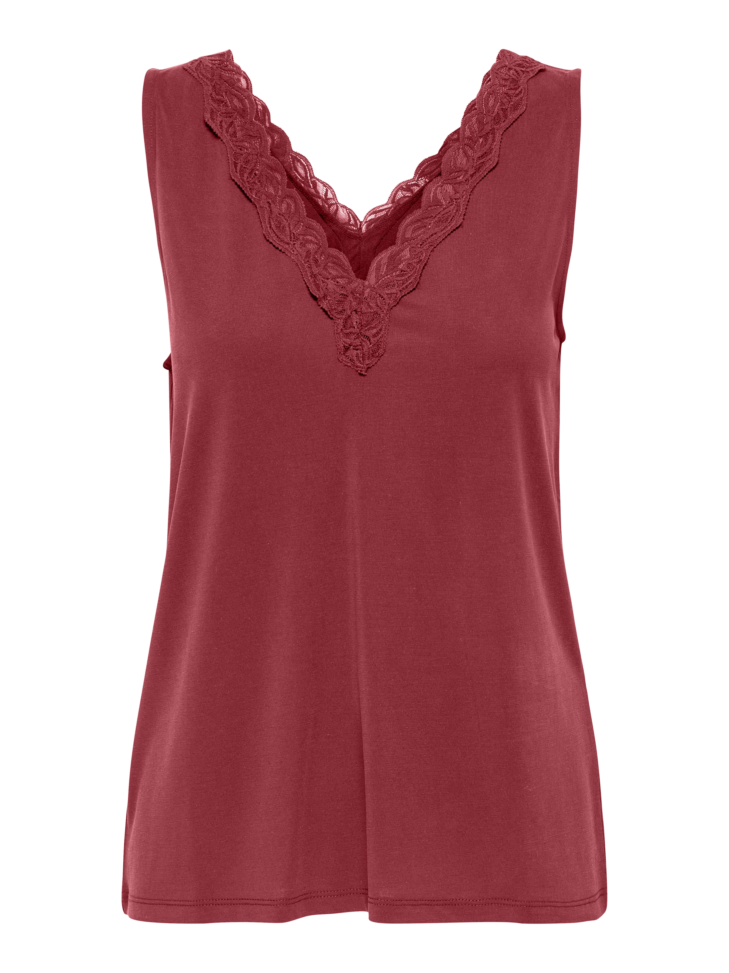 ONLY Spitzentop "ONLFREE LIFE S/L V-NECK LACE MIX TOP JRS" günstig online kaufen