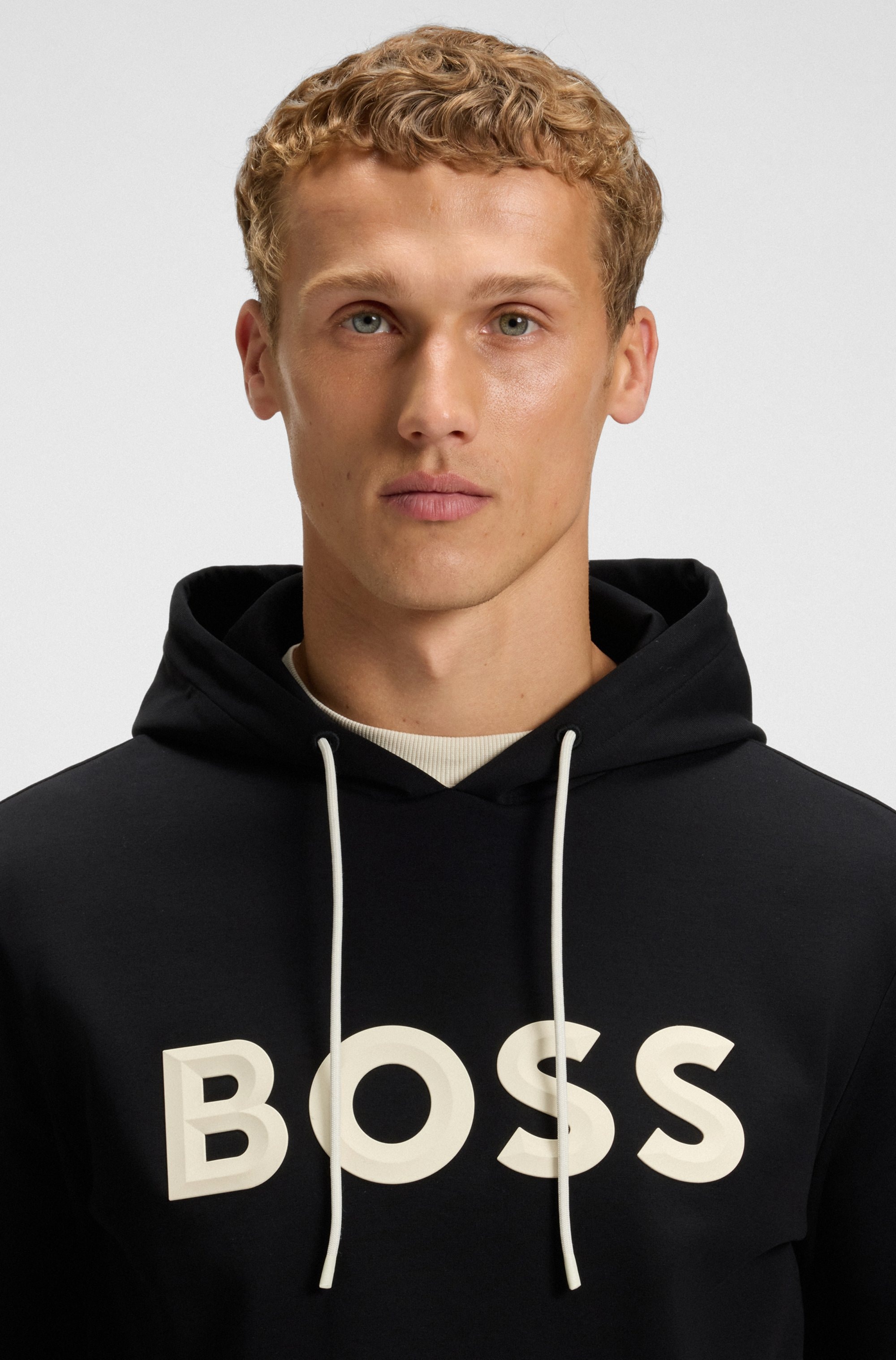 BOSS GREEN Kapuzensweatshirt »Soody Zone«, mit Kängurutasche, regular fit, Logodruck