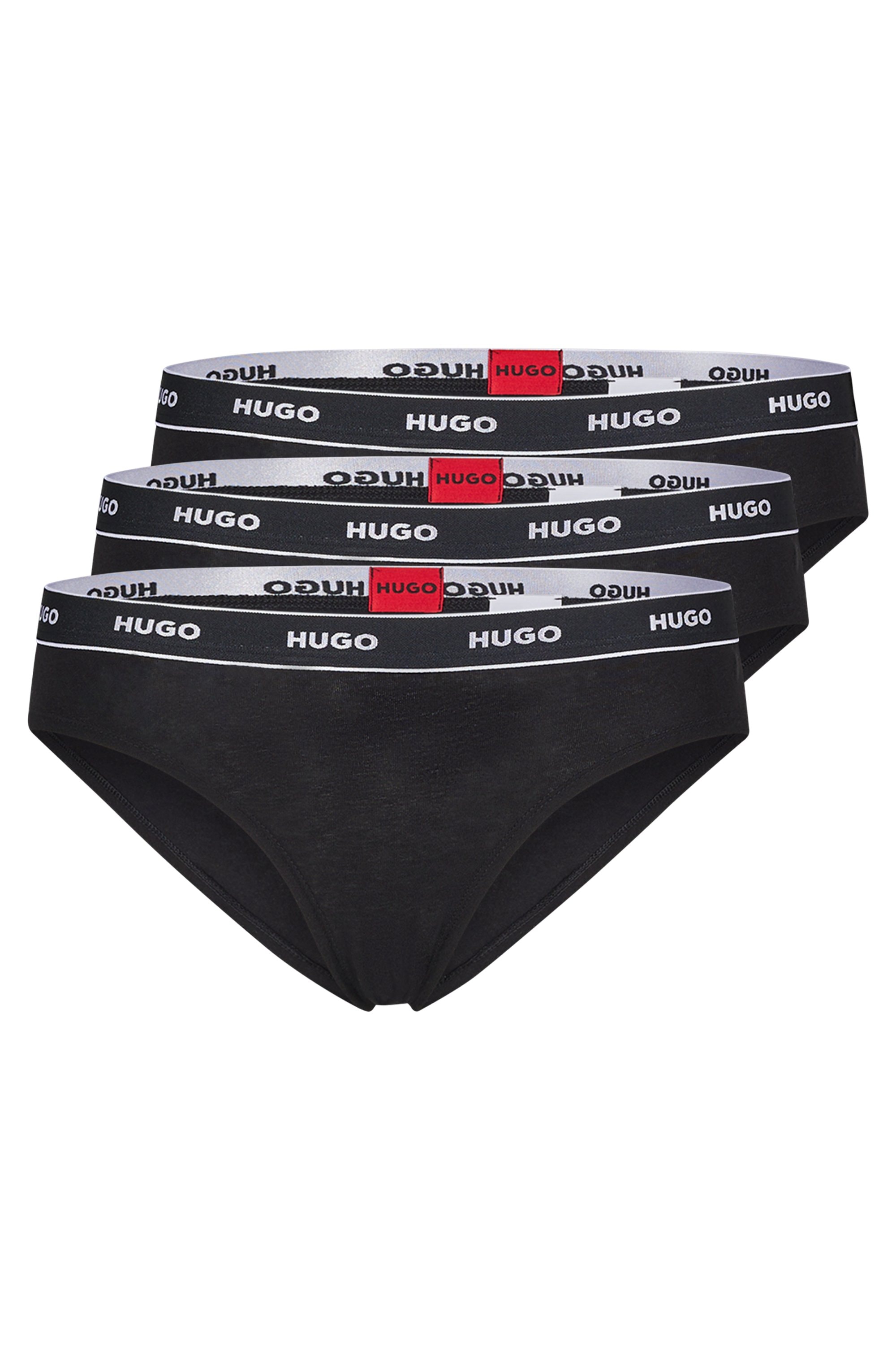 HUGO Underwear Slip "TRIPLET BRIEF STRIPE" Packung, 3 Stk. mit HUGO Logo-Elastikbund