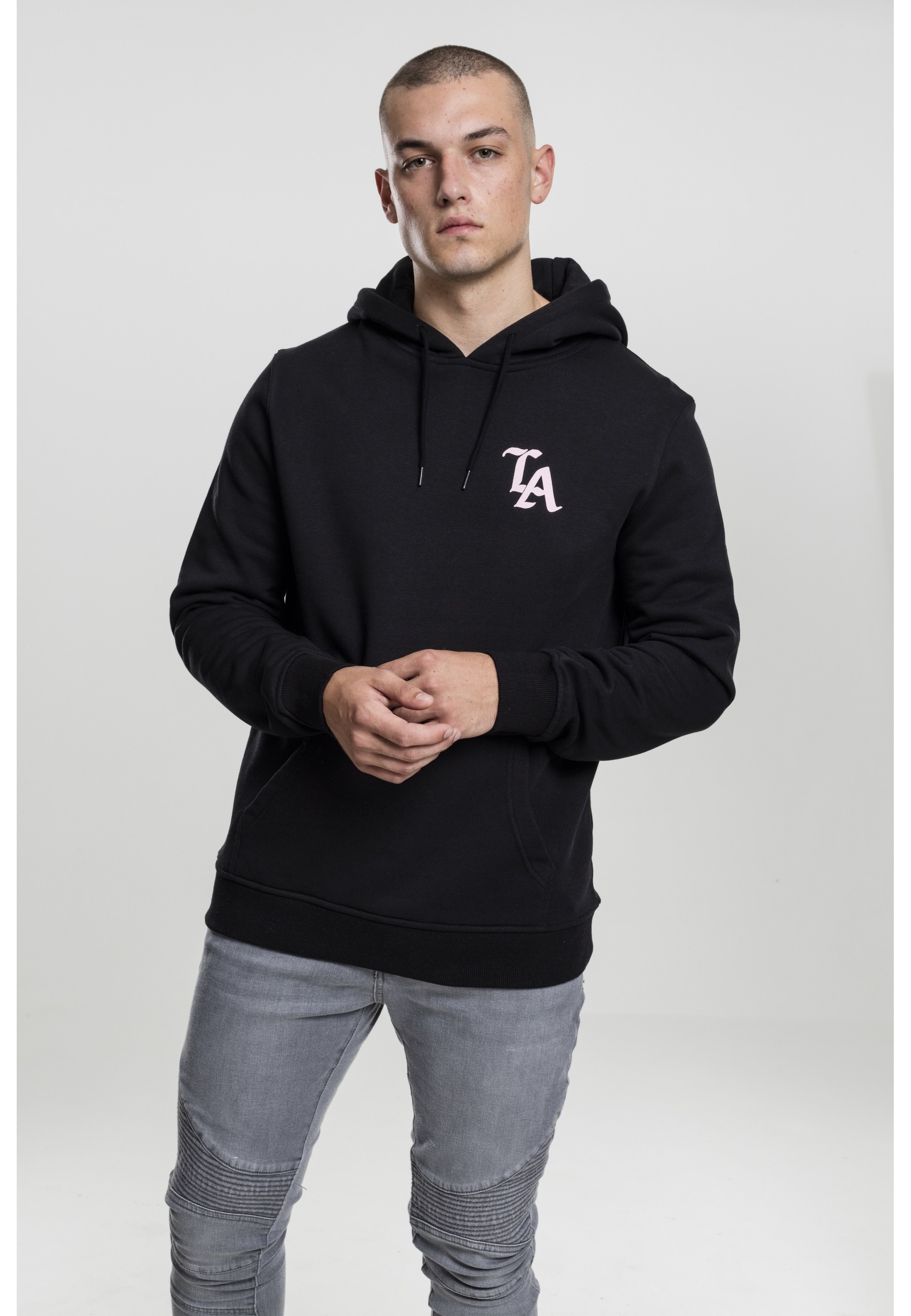 Thumbnail - MisterTee Rundhalspullover "MisterTee Herren LA Hoody" 1 Stk.