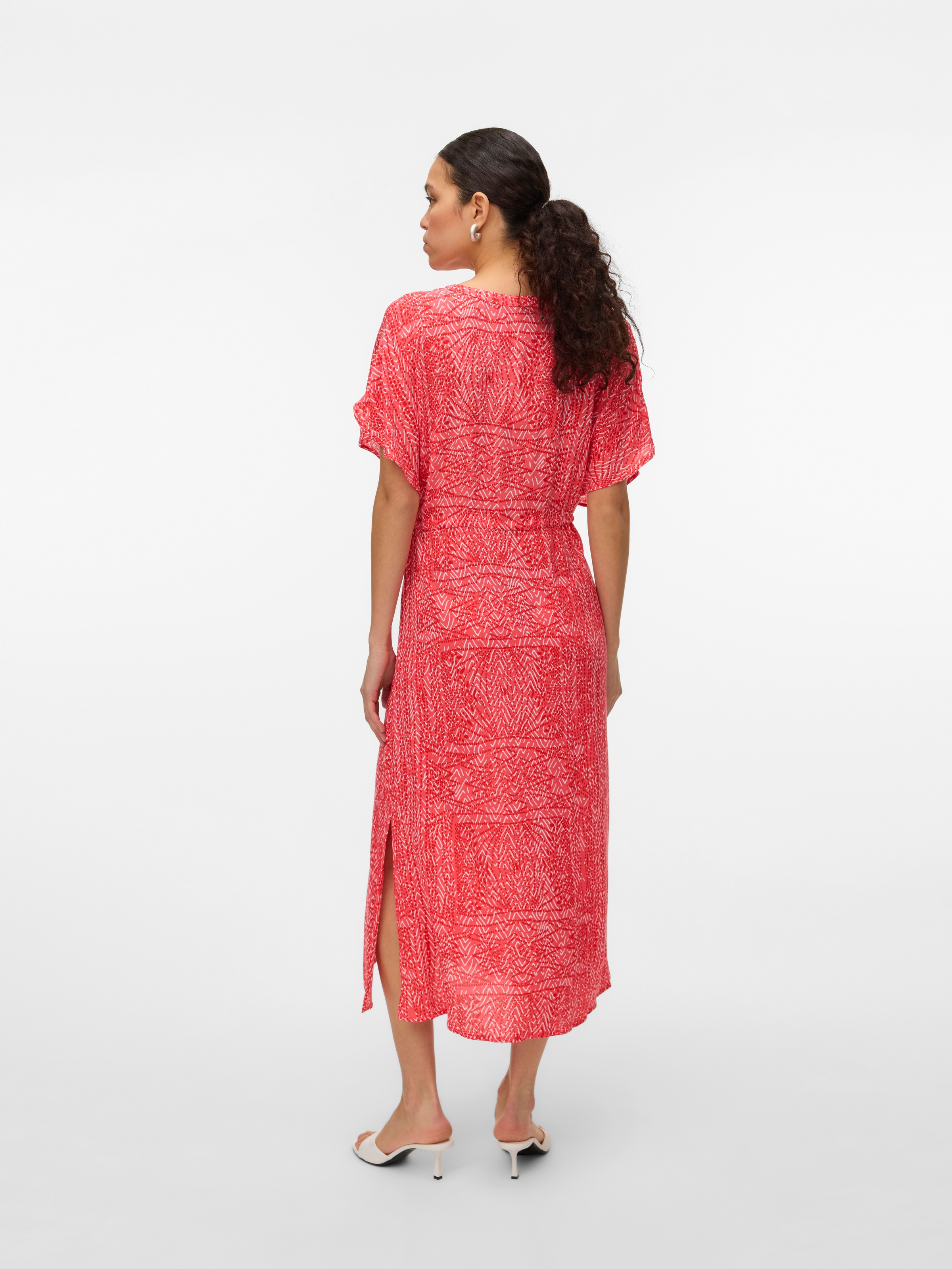 Vero Moda Maxikleid "VMMENNY SS 7/8 KAFTAN WVN GA", Sommerkleid günstig online kaufen