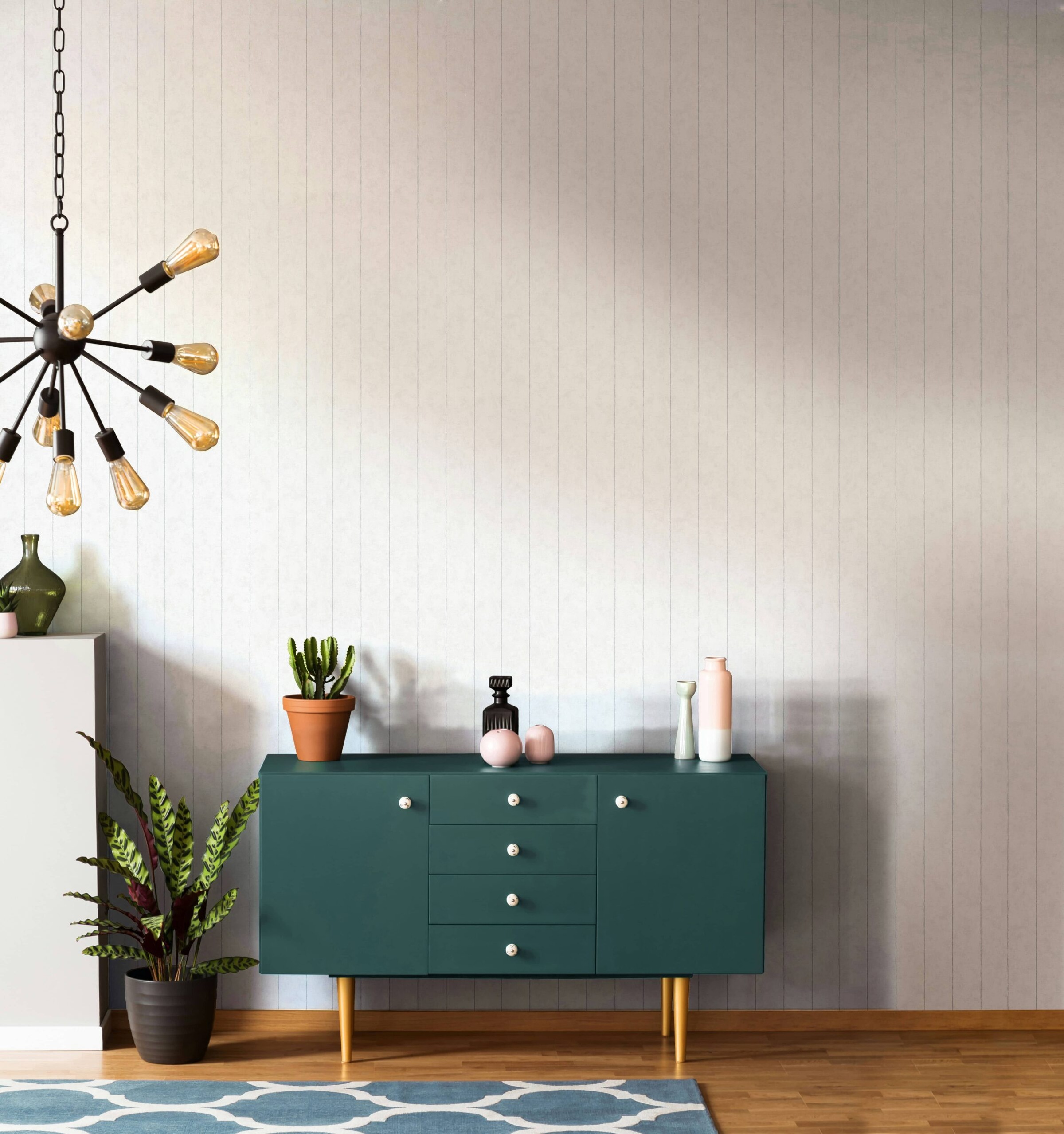 Marburg Vliestapete "Striped Splendor" Streifen moderne Tapete für Wohnzimmer Schlafzimmer Küche