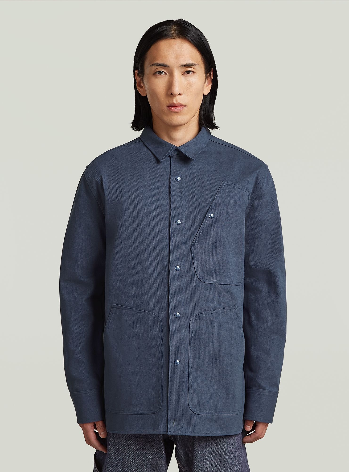 G-STAR Langarmshirt »MN Twill Slim Hemd«