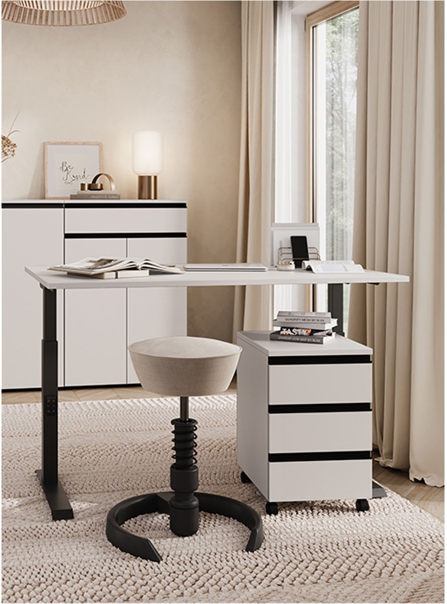 GERMANIA Büromöbel-Set "Lemont" 2 Stk. tlg. Set bestehend aus höhenverstell günstig online kaufen